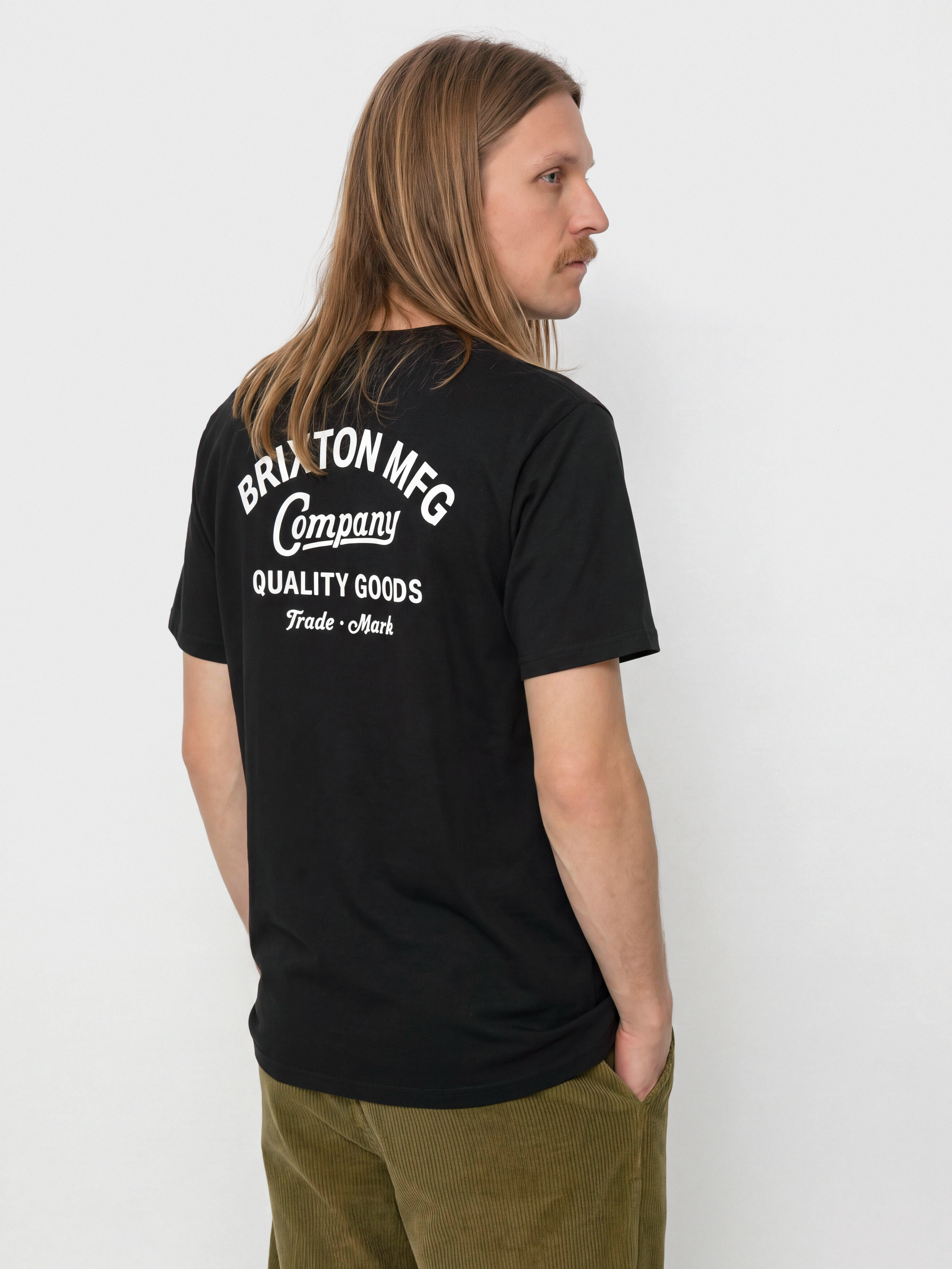 Tricou Brixton Straton Stnd (black)