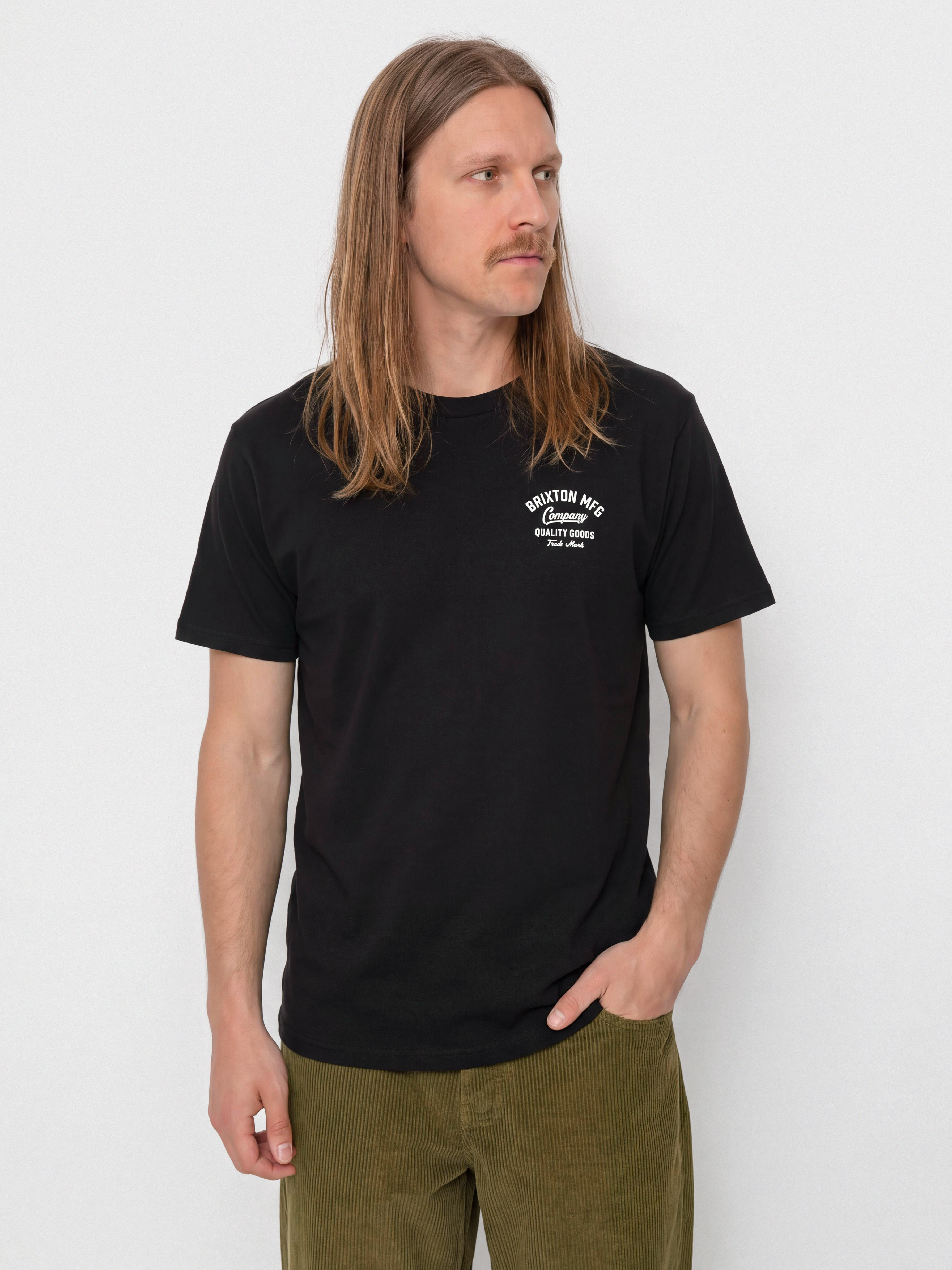 Tricou Brixton Straton Stnd (black)
