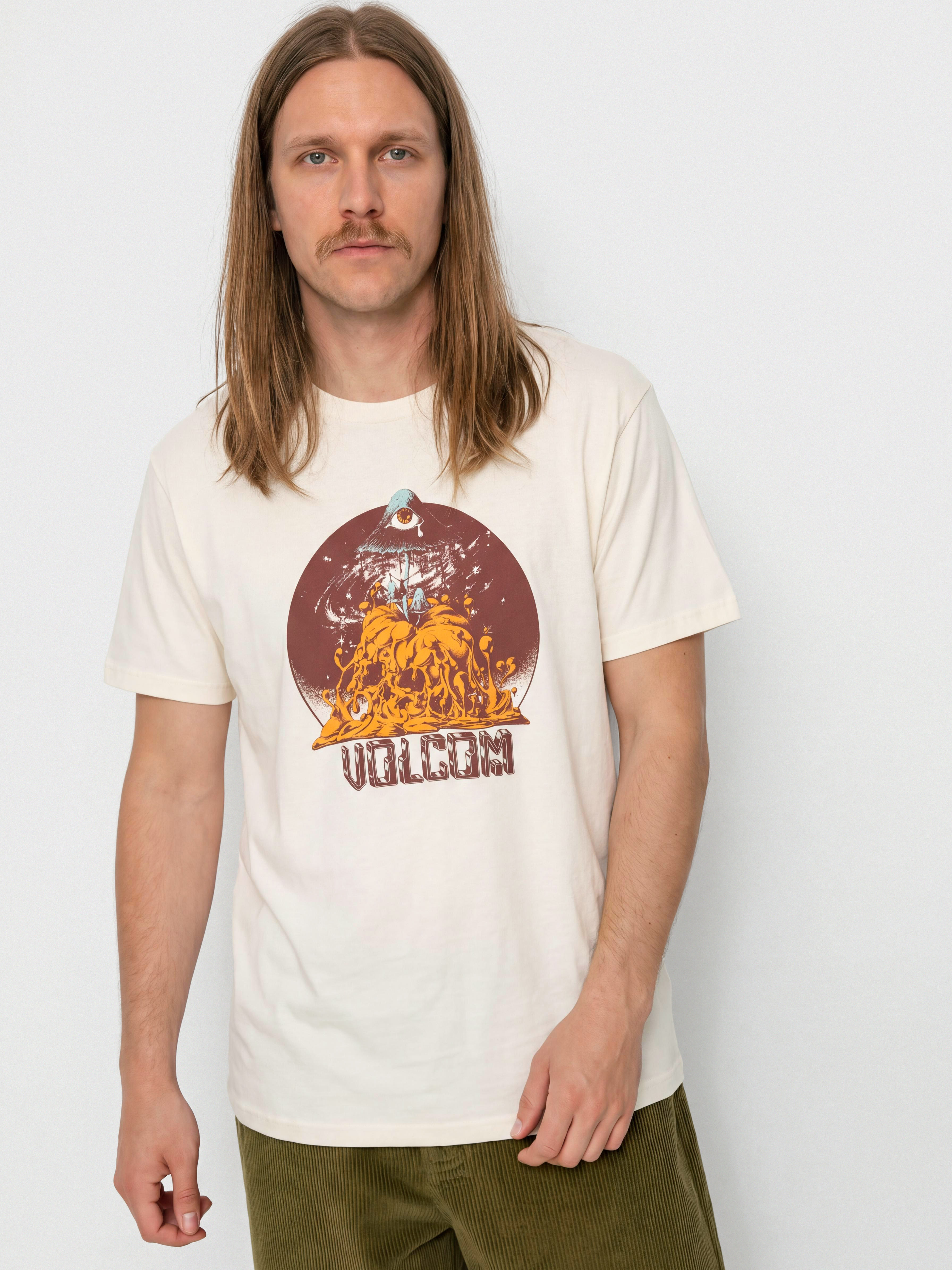 Tricou Volcom Fa Callum Rooney (off white)