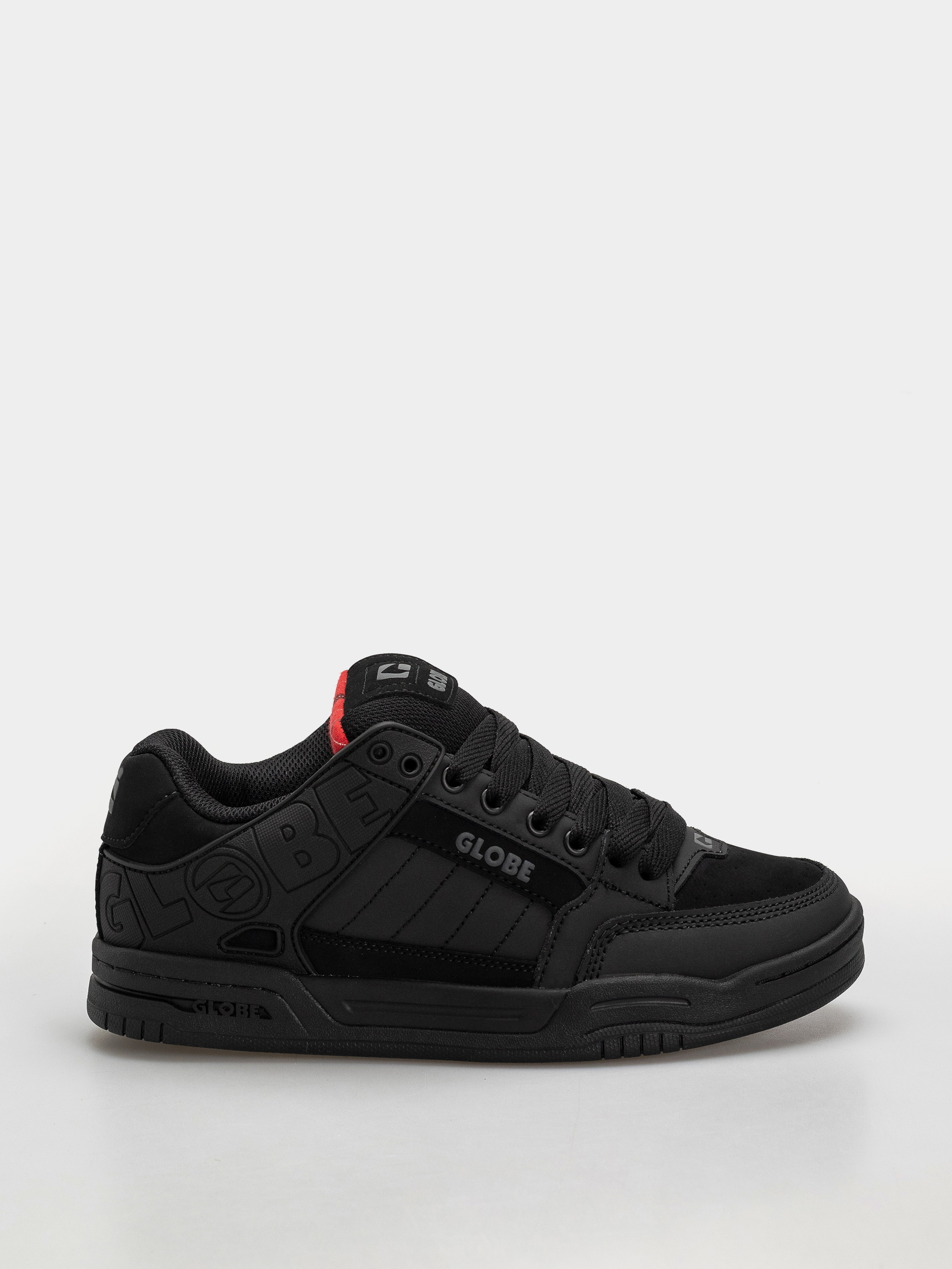 Pantofi Globe Tilt (black/red/tartan)