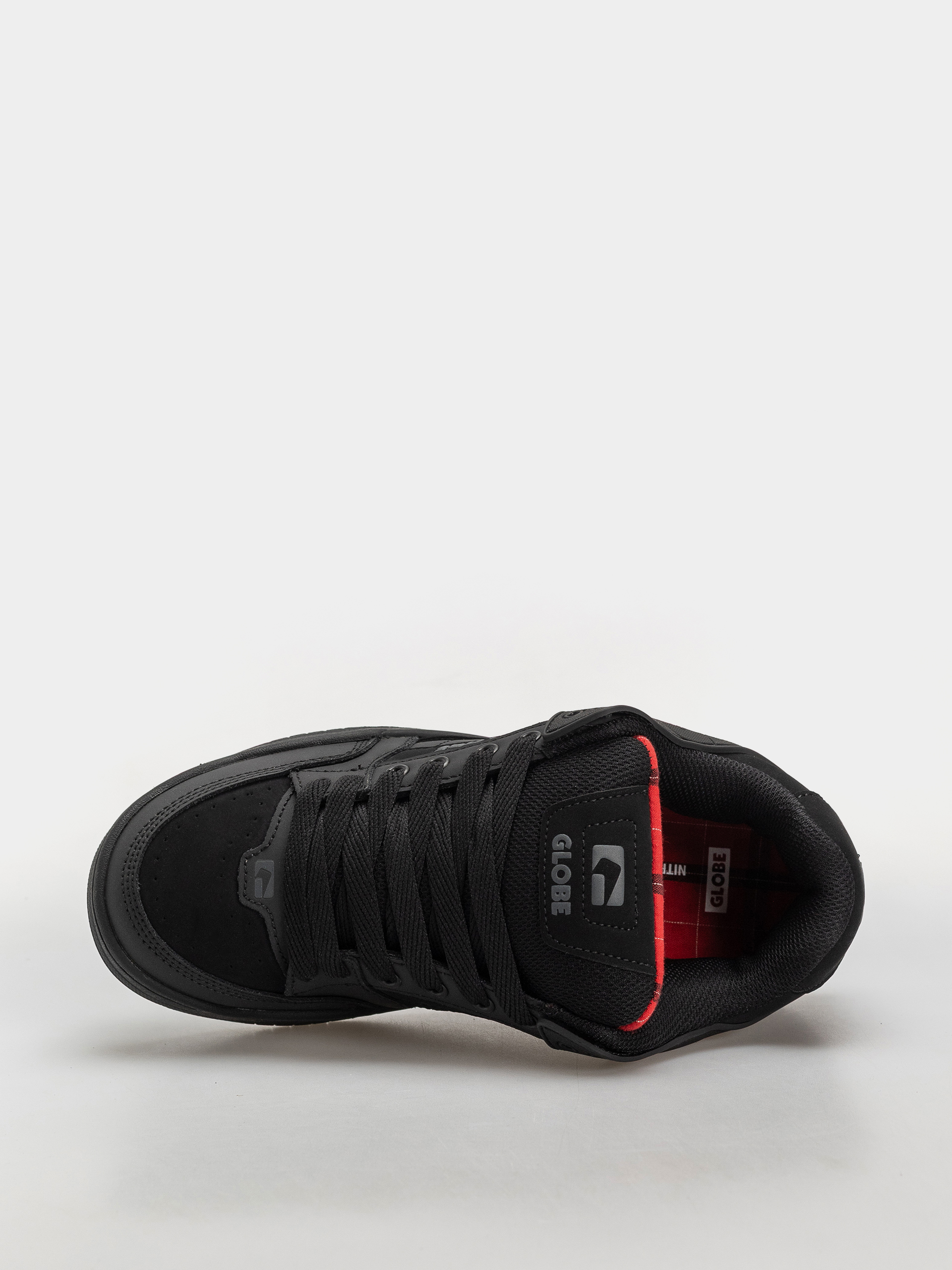 Pantofi Globe Tilt (black/red/tartan)