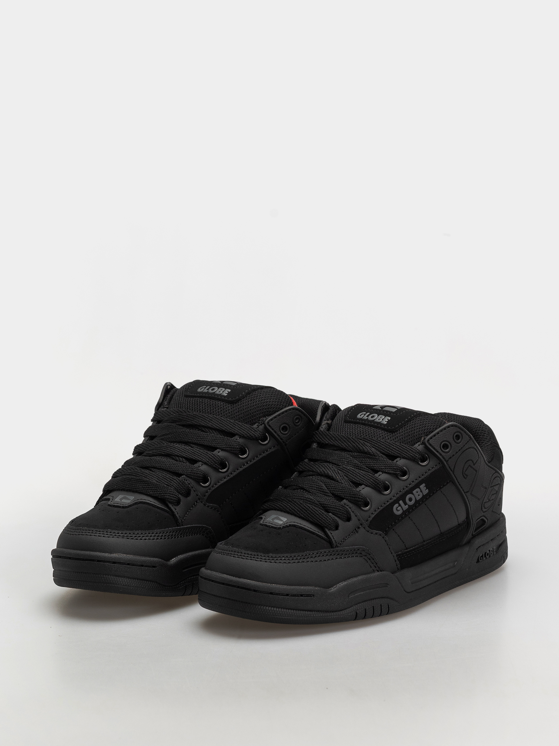 Pantofi Globe Tilt (black/red/tartan)