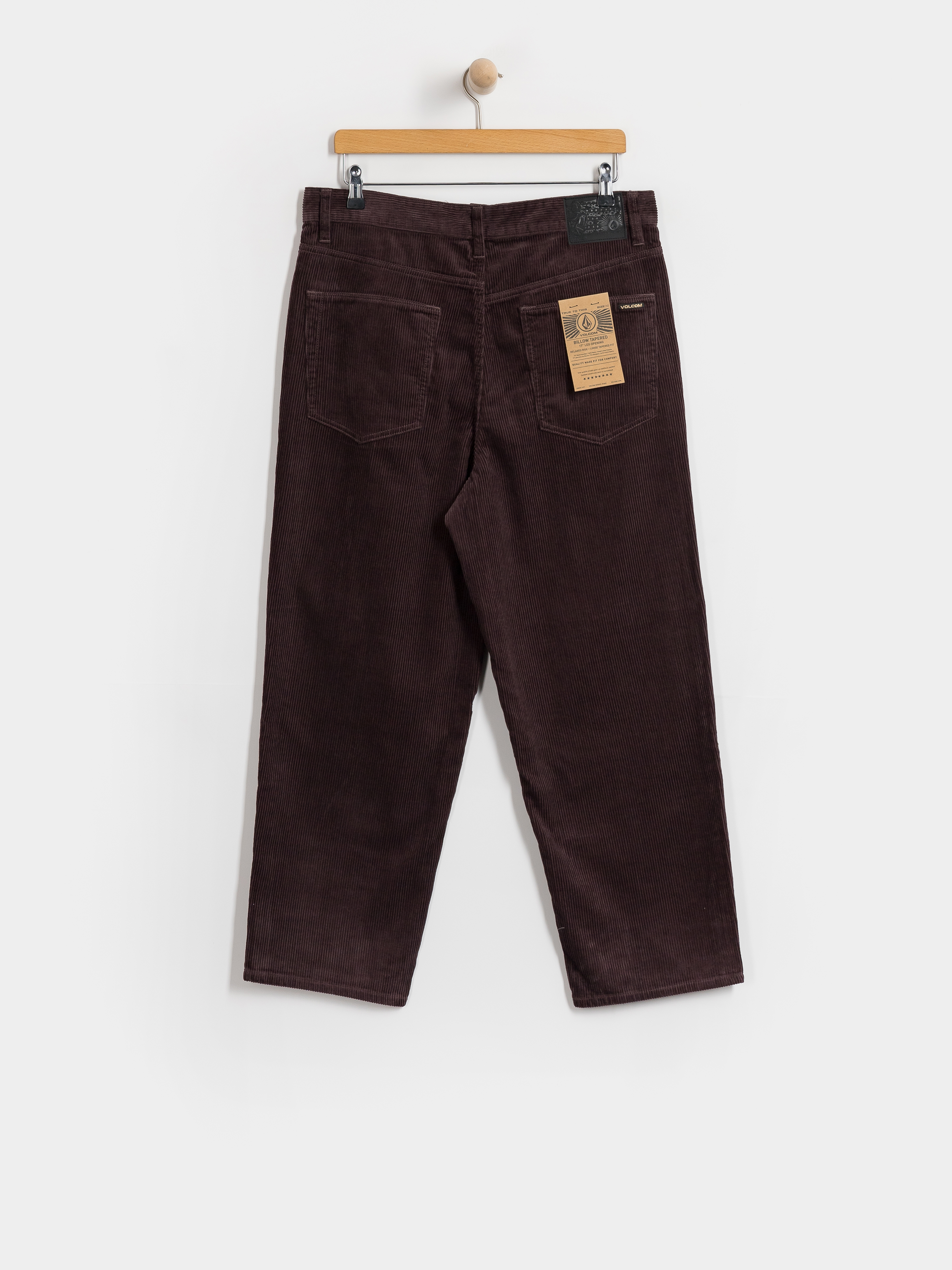 Pantaloni Volcom Billow Tapered Cord (raisin)