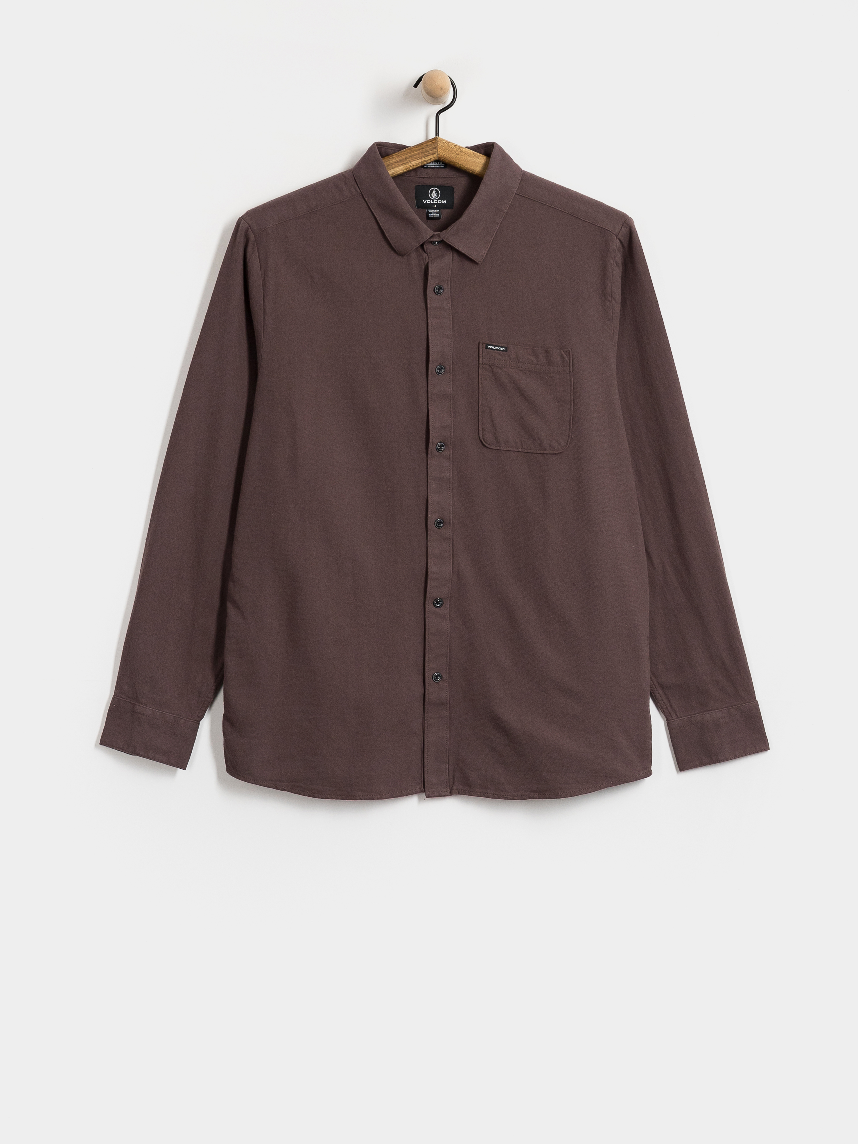 Cu0103mau0219u0103 Volcom Caden Solid Ls (raisin)