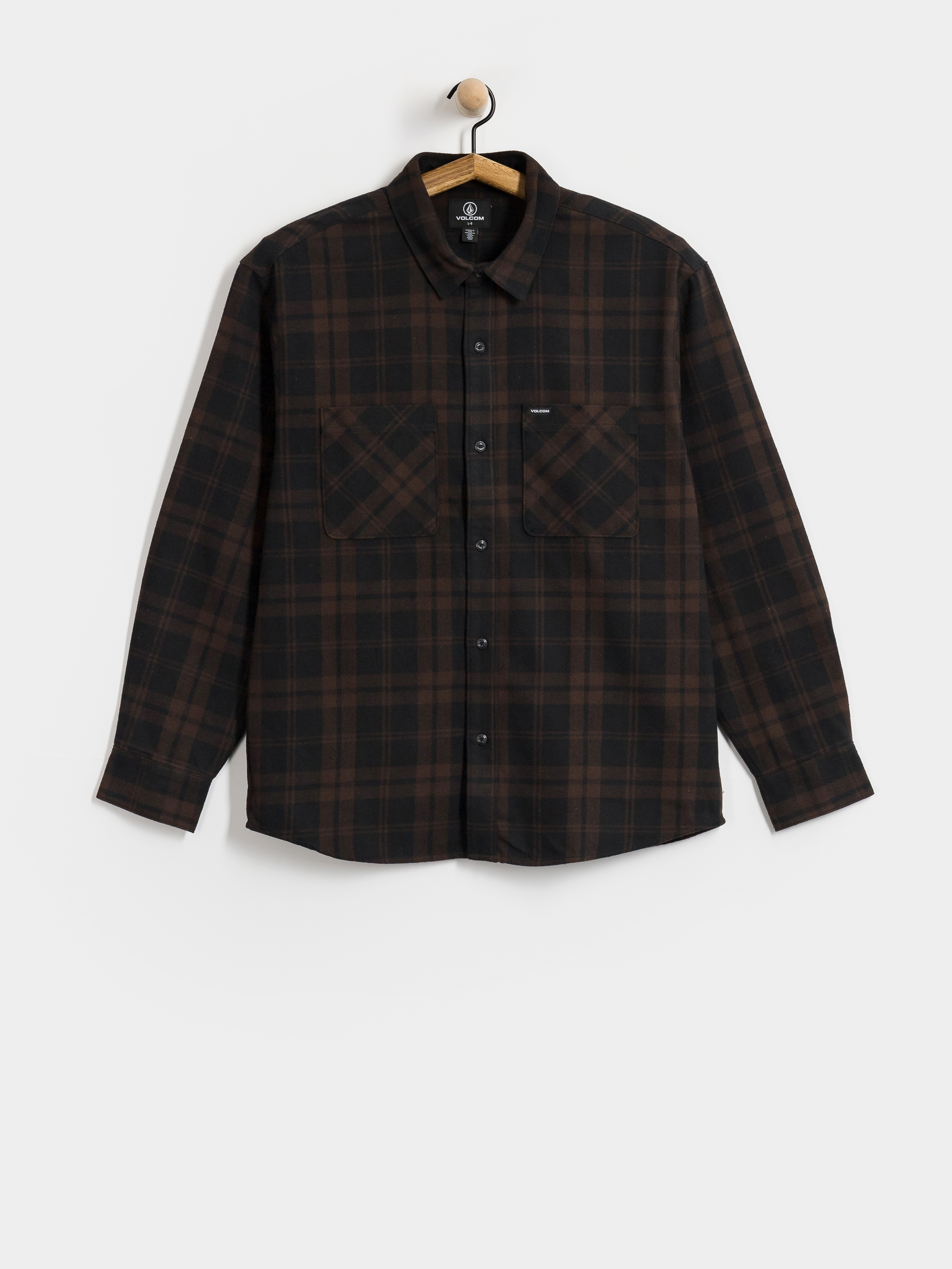 Cămașă Volcom Hunkstone Ls (cacao)