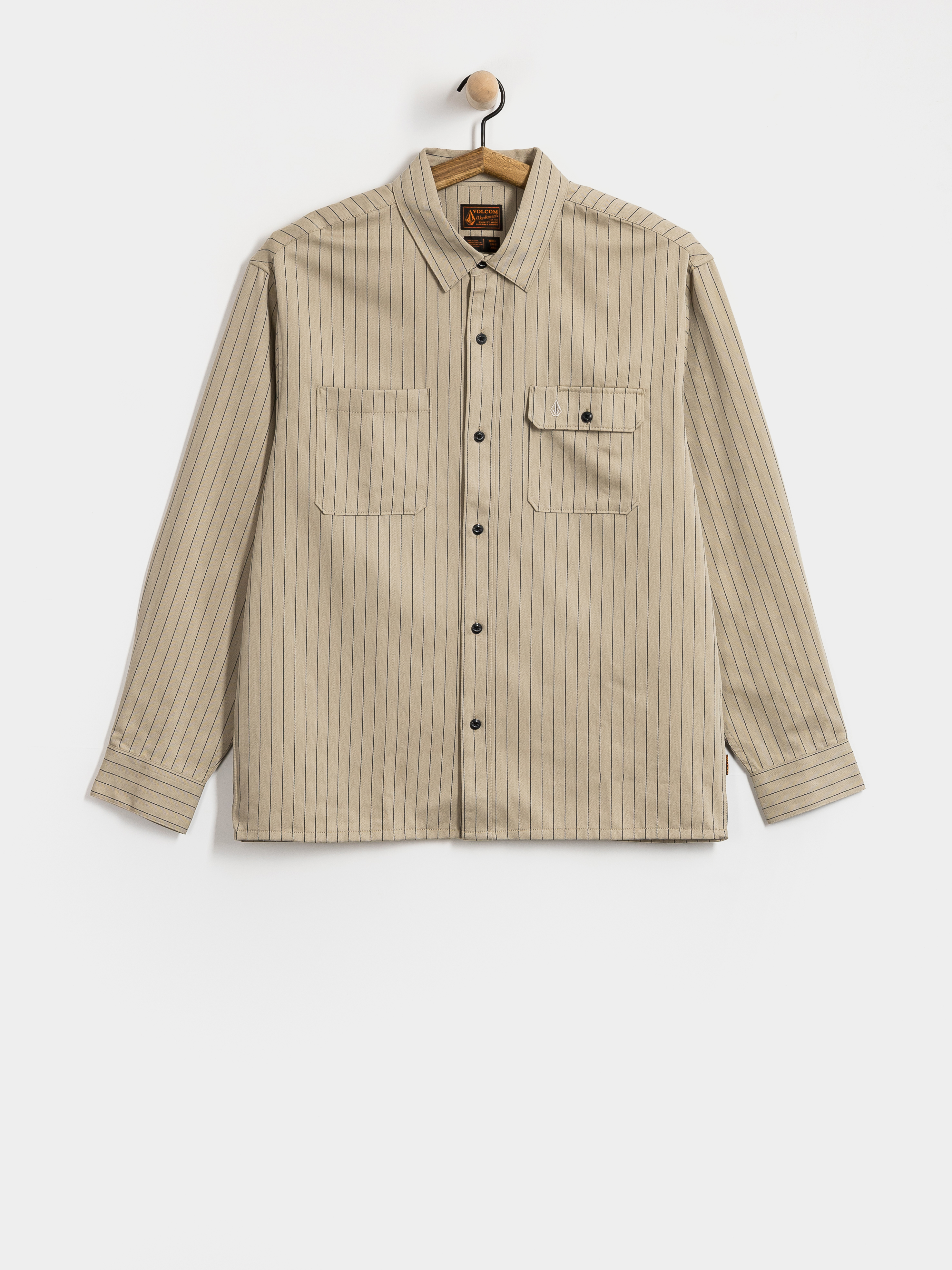 Cămașă Volcom Tradestone Ls (light khaki)