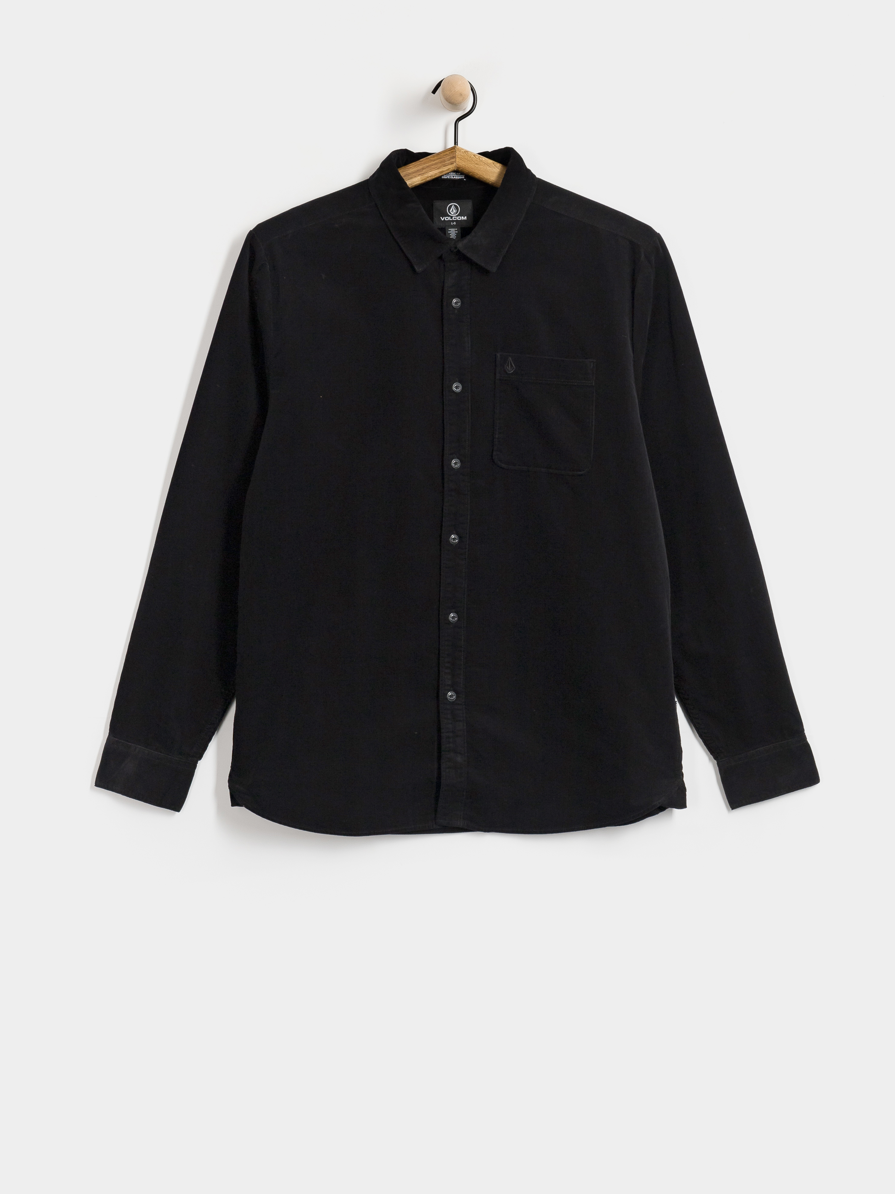 Cămașă Volcom Zander Cord Ls (black combo)