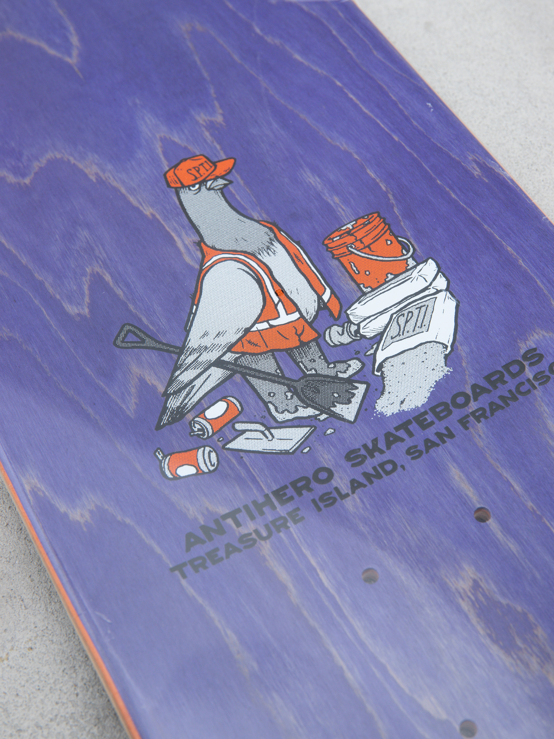Placă Antihero Treasure Island Eagle (grey)
