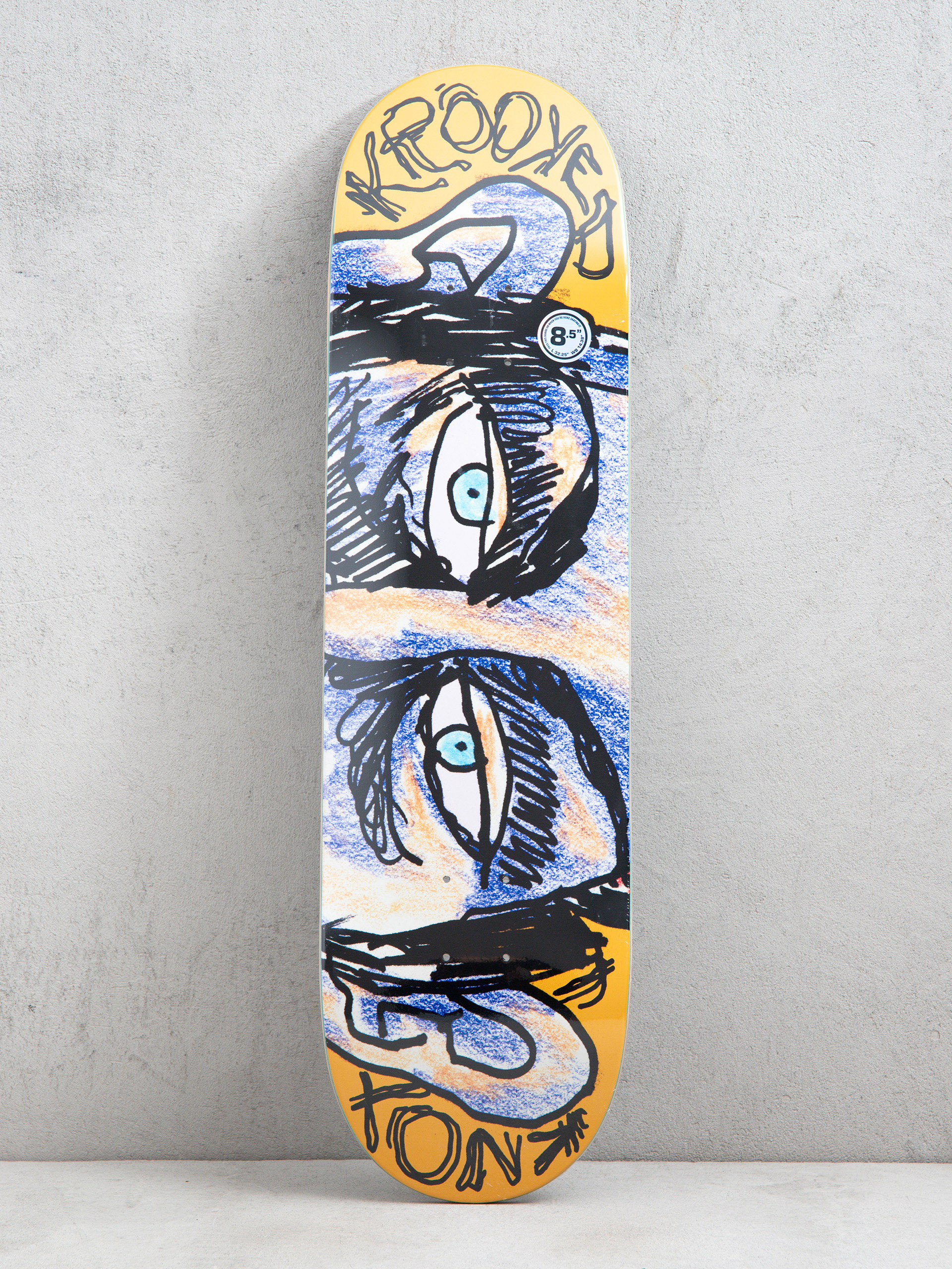 Placă Krooked Knox Watcher (yellow)