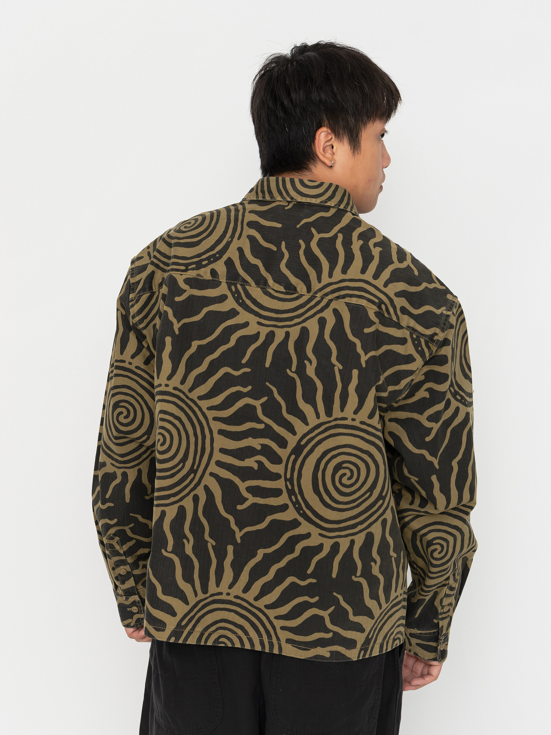 Cămașă Vans Martinez Cotton Overshirt (faded black)