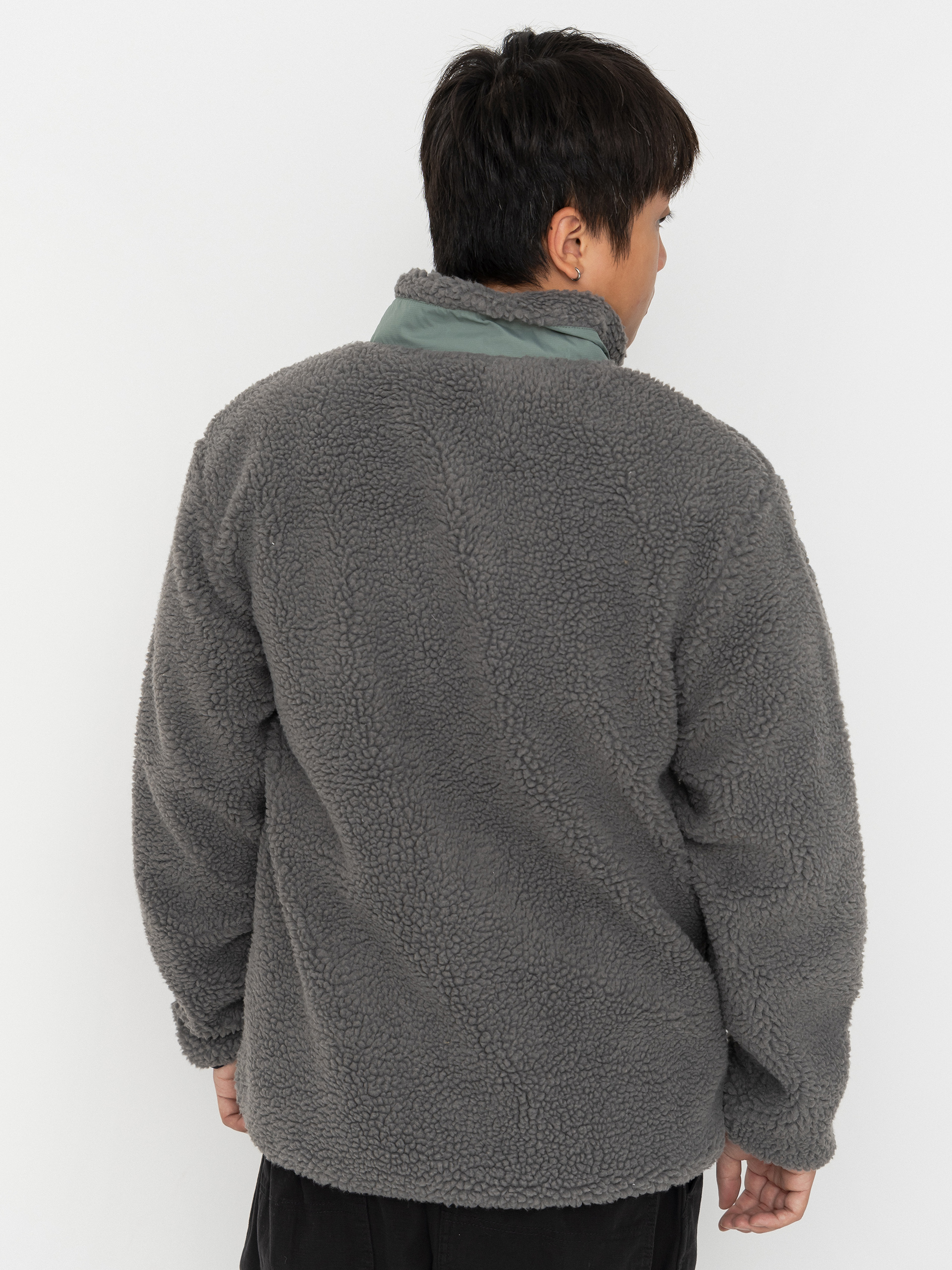 Pentru bărbați Hanorac din fleece Billabong Canyon Trail Zip (pewter)