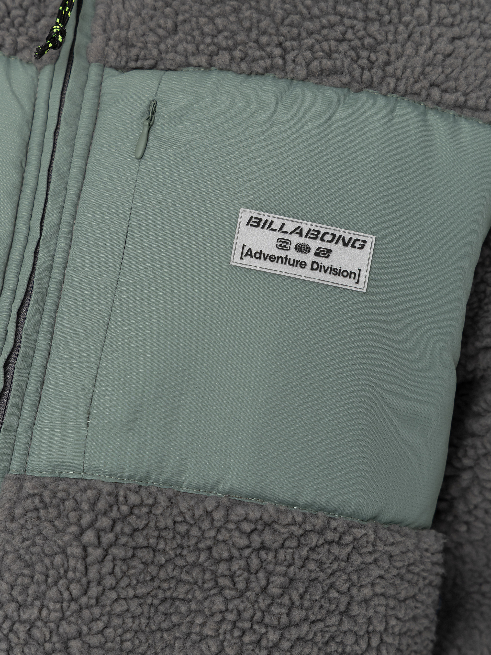 Pentru bărbați Hanorac din fleece Billabong Canyon Trail Zip (pewter)