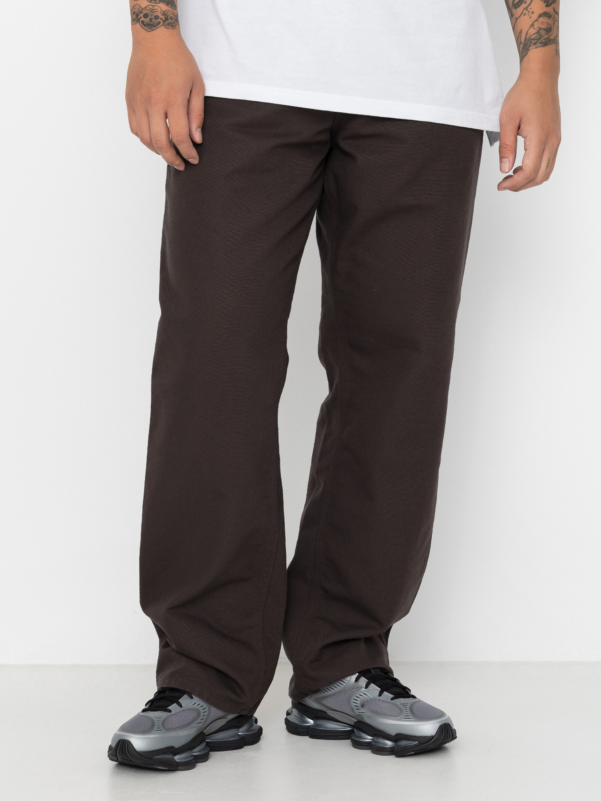 Pantaloni Carhartt WIP Single Knee (tobacco/rinsed)