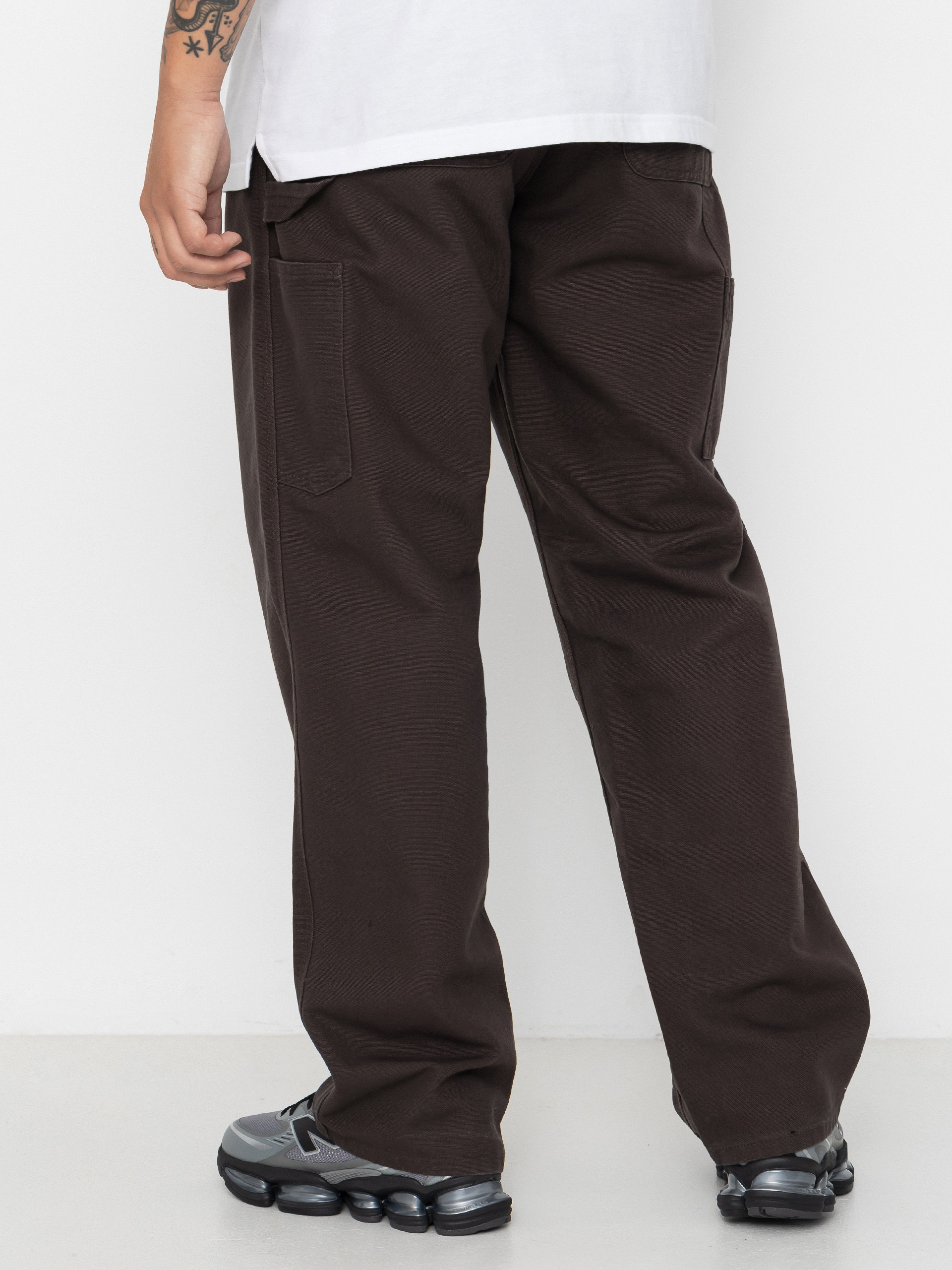 Pantaloni Carhartt WIP Single Knee (tobacco/rinsed)