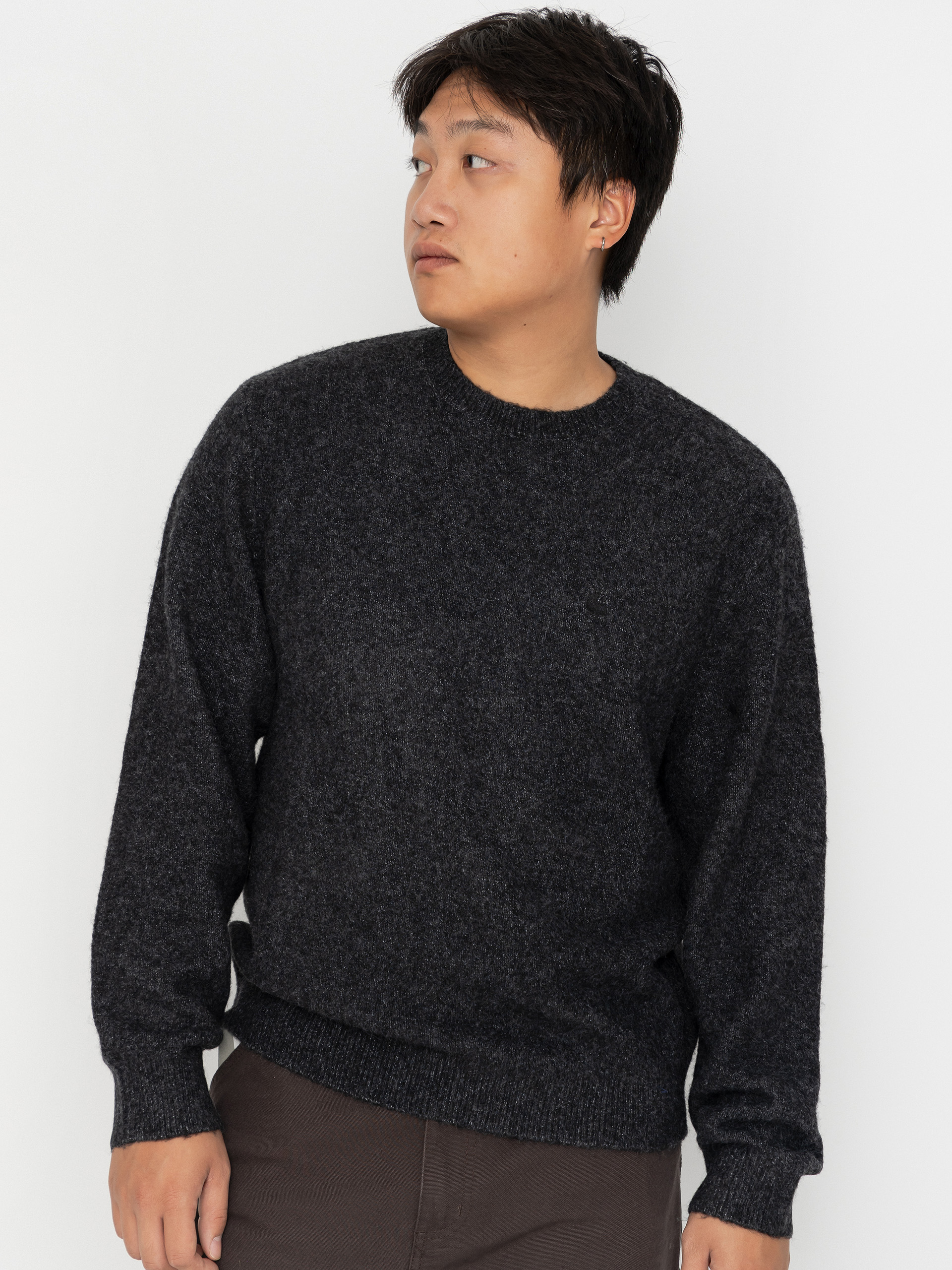 Pulover Carhartt WIP Curtis (tangled black)
