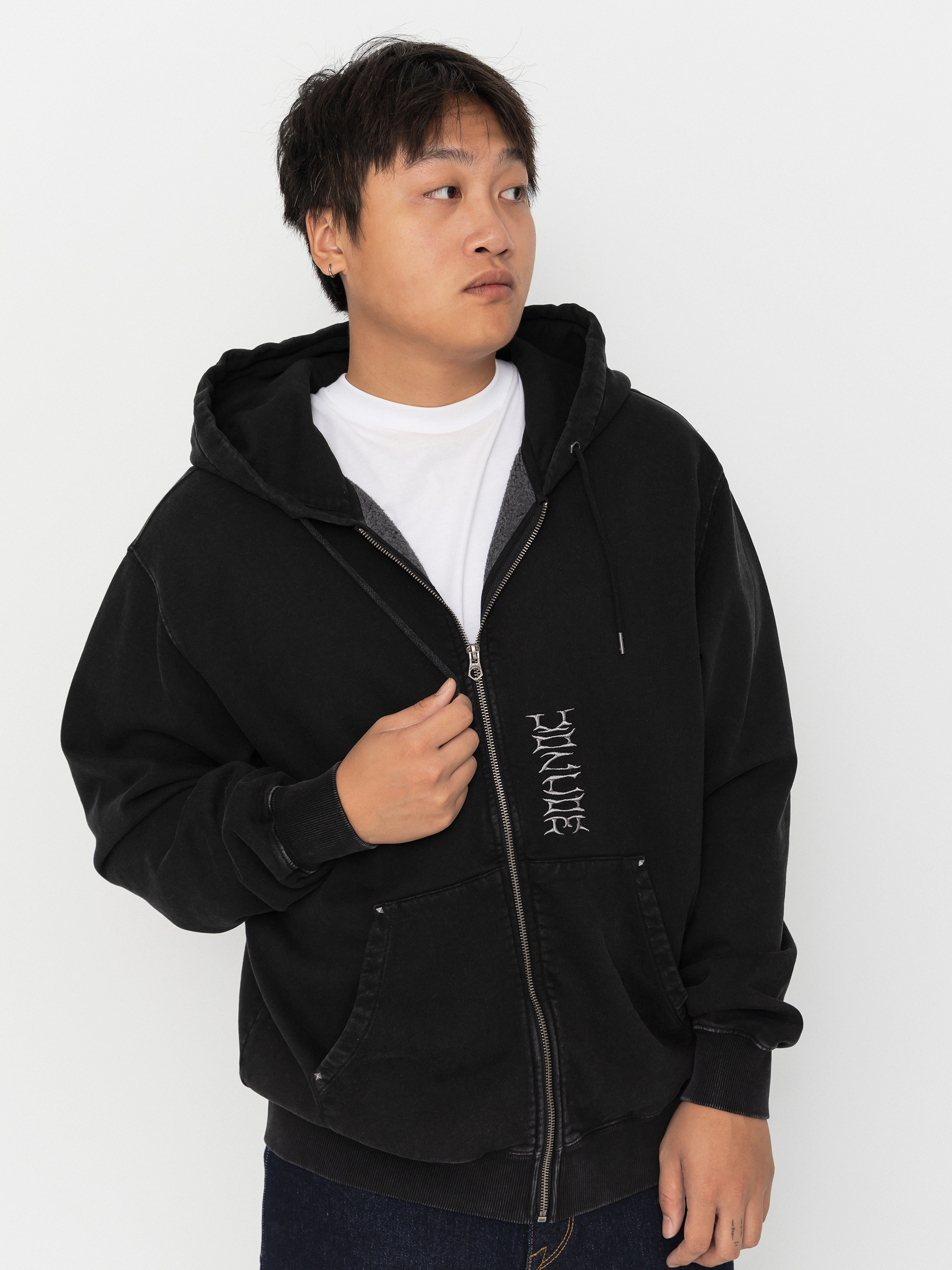 Hanorac cu glugă Volcom Studder ZHD (black)