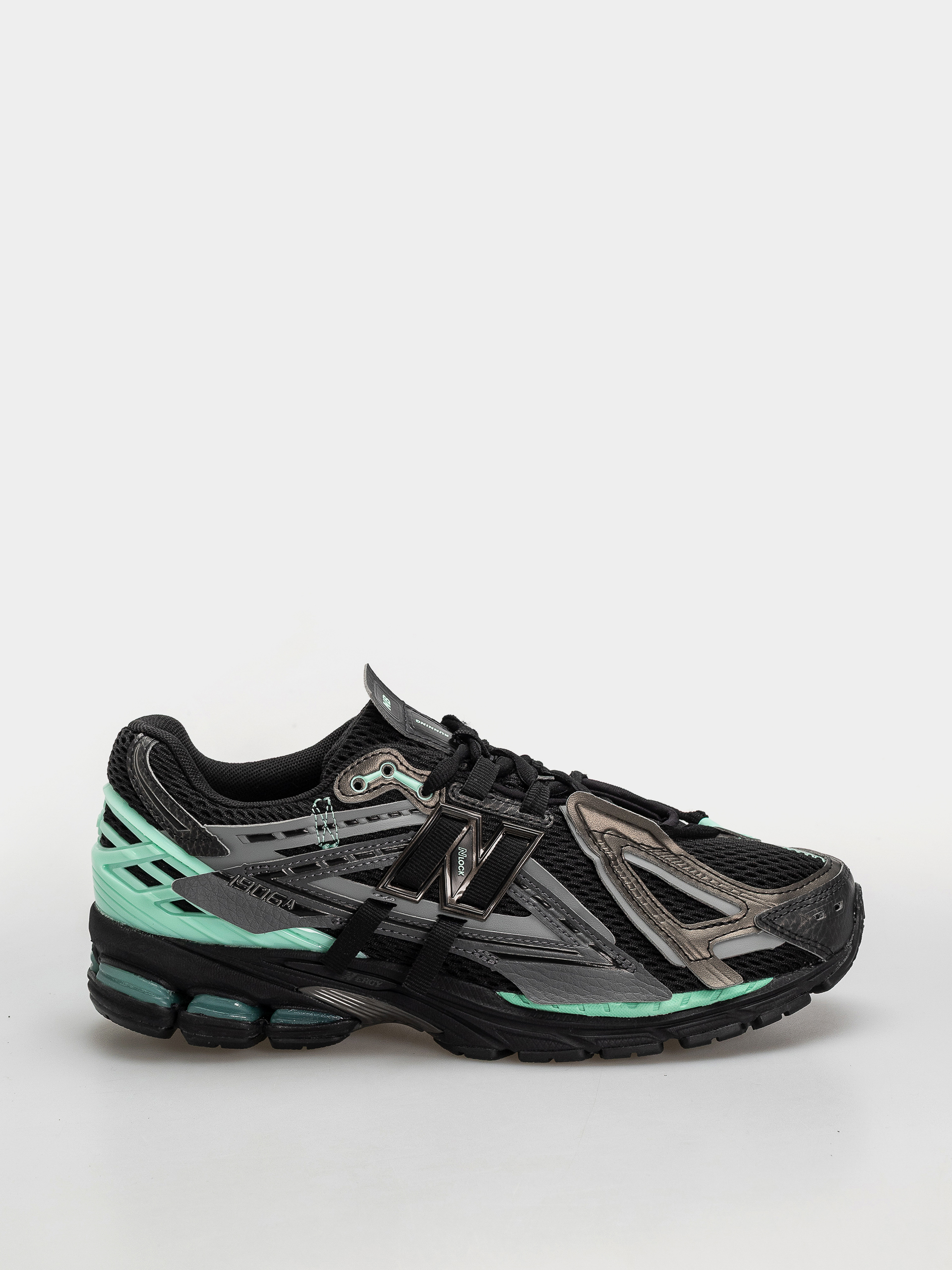 Pantofi New Balance 1906 (black/bright mint)