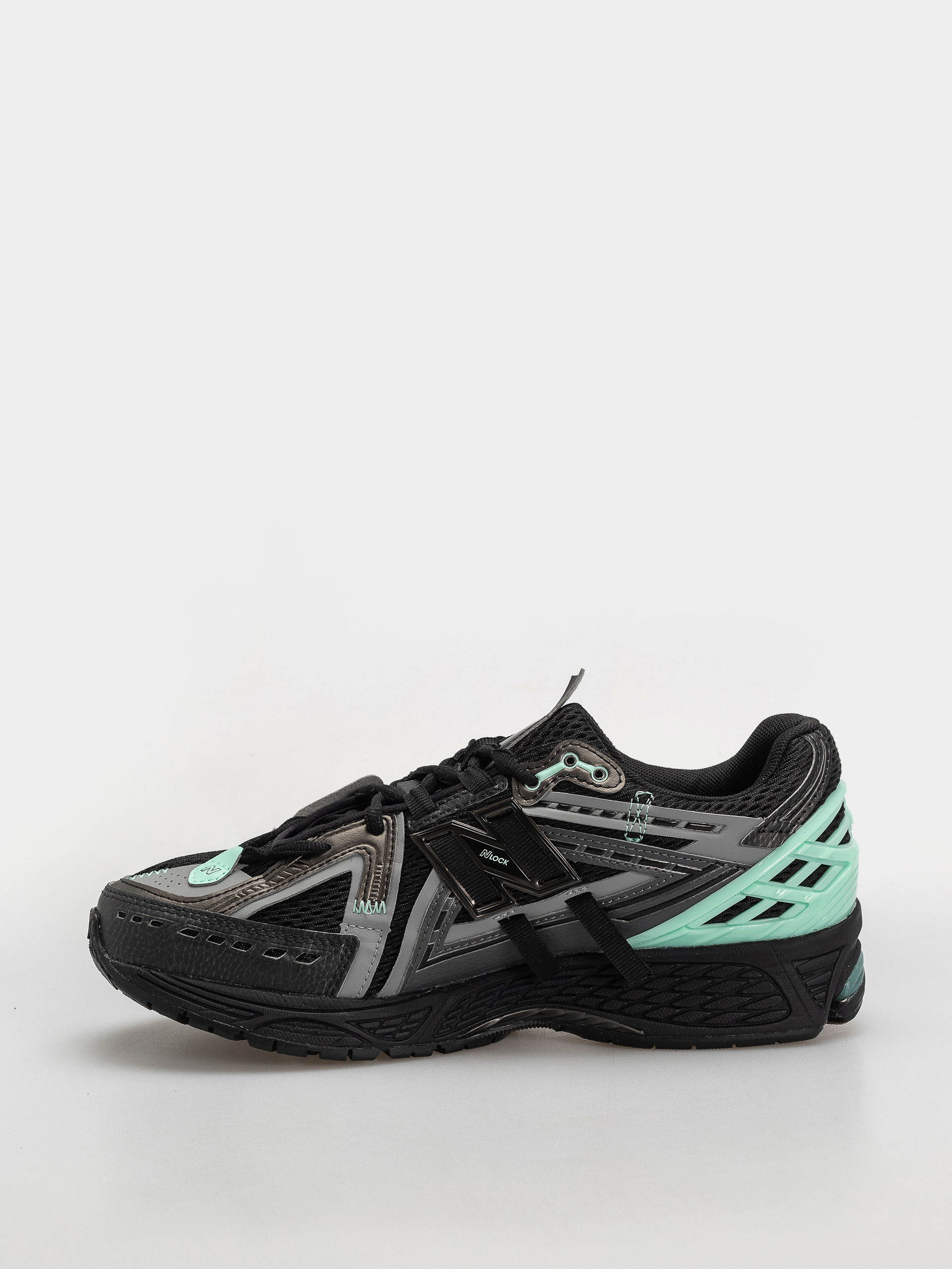 Pantofi New Balance 1906 (black/bright mint)