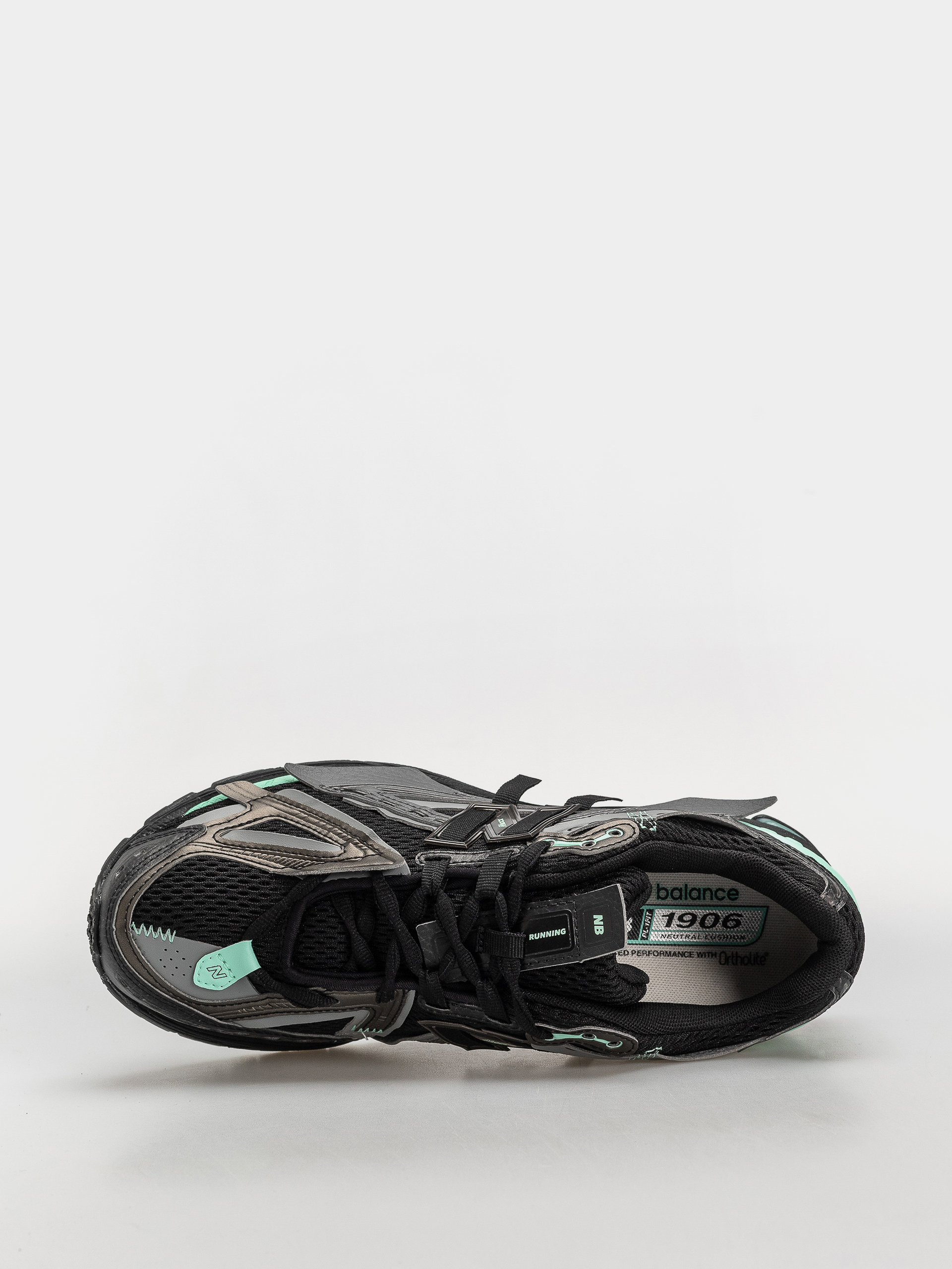 Pantofi New Balance 1906 (black/bright mint)