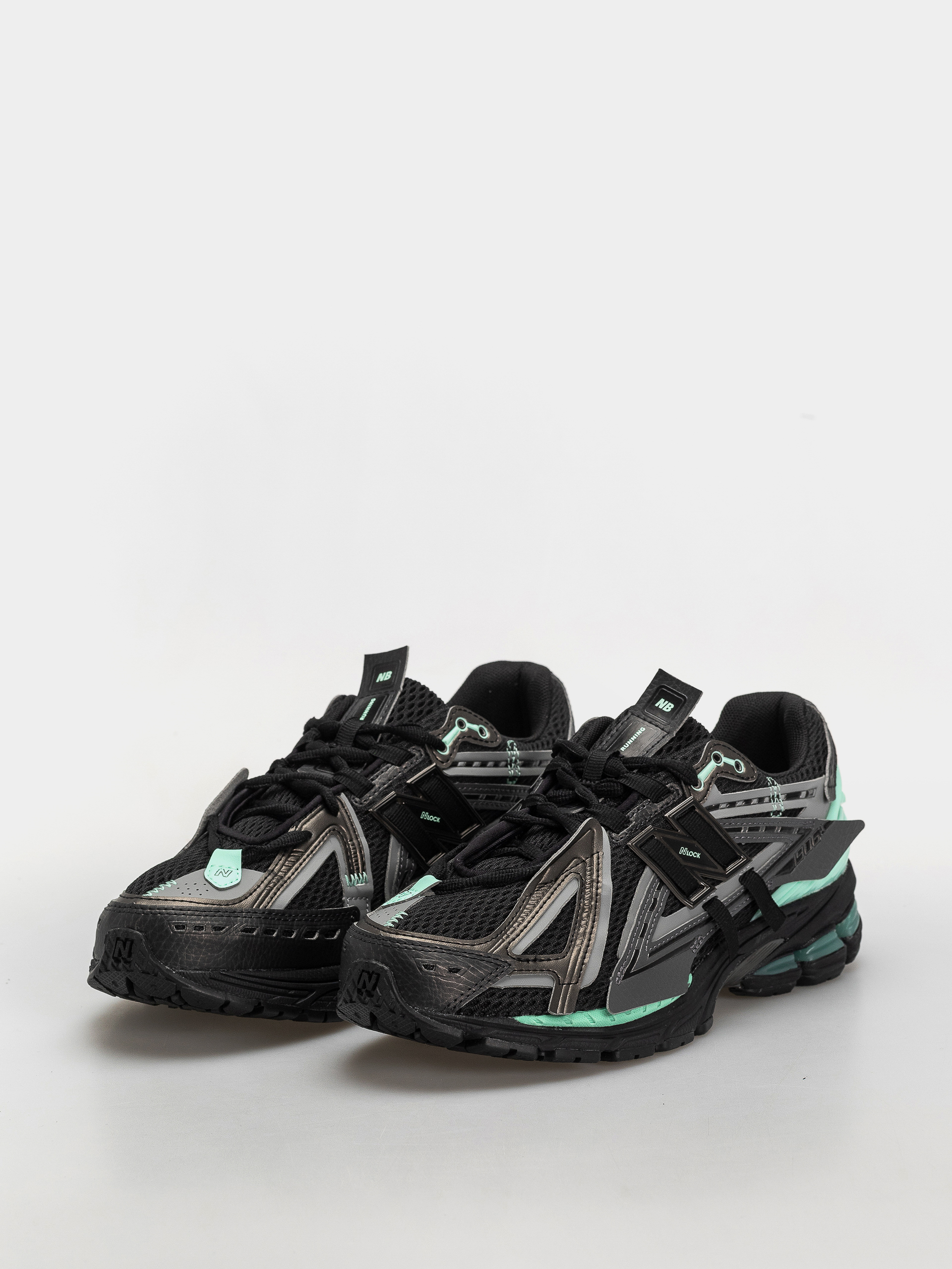 Pantofi New Balance 1906 (black/bright mint)