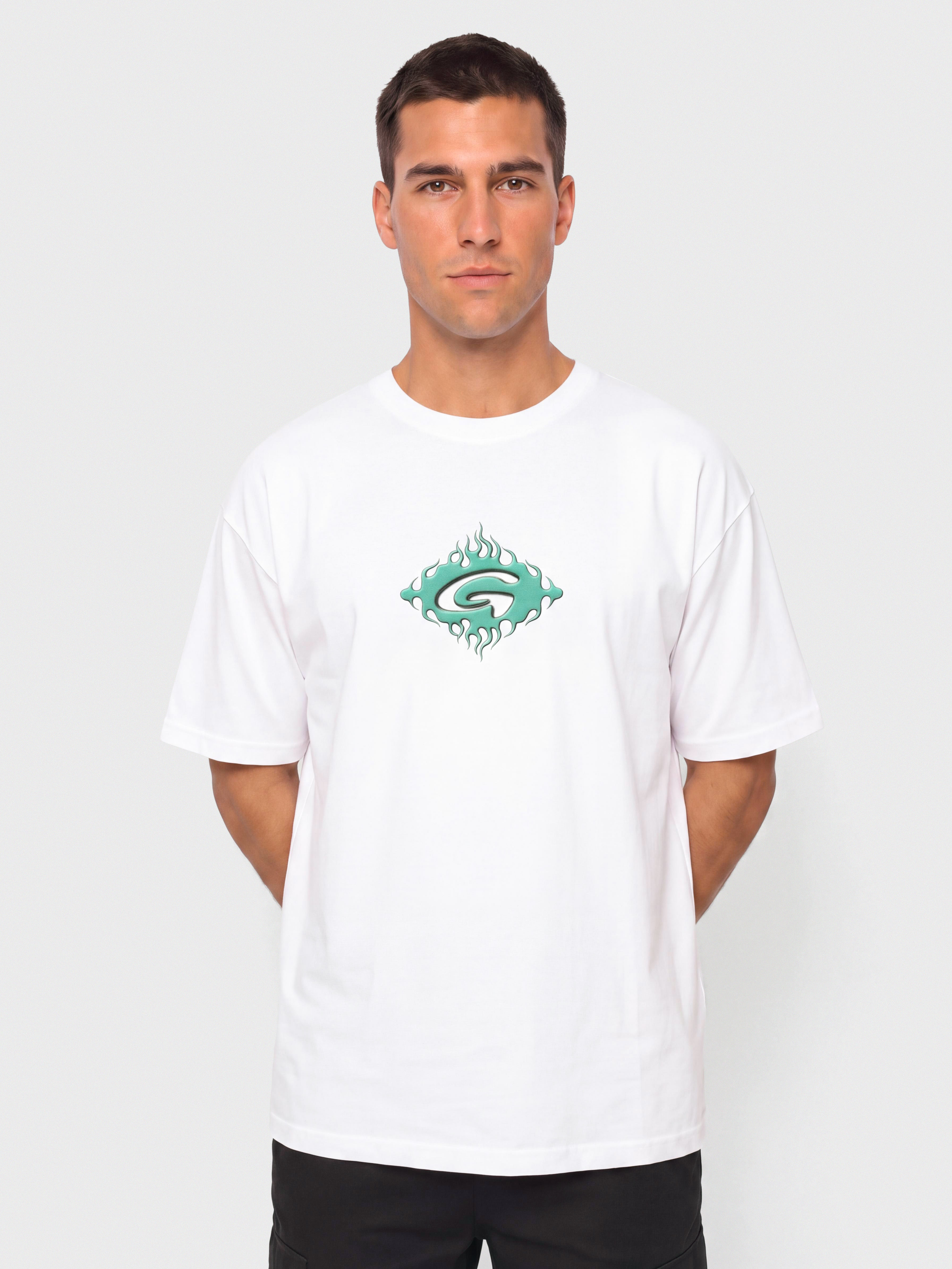 Tricou Gramicci Flames (white)