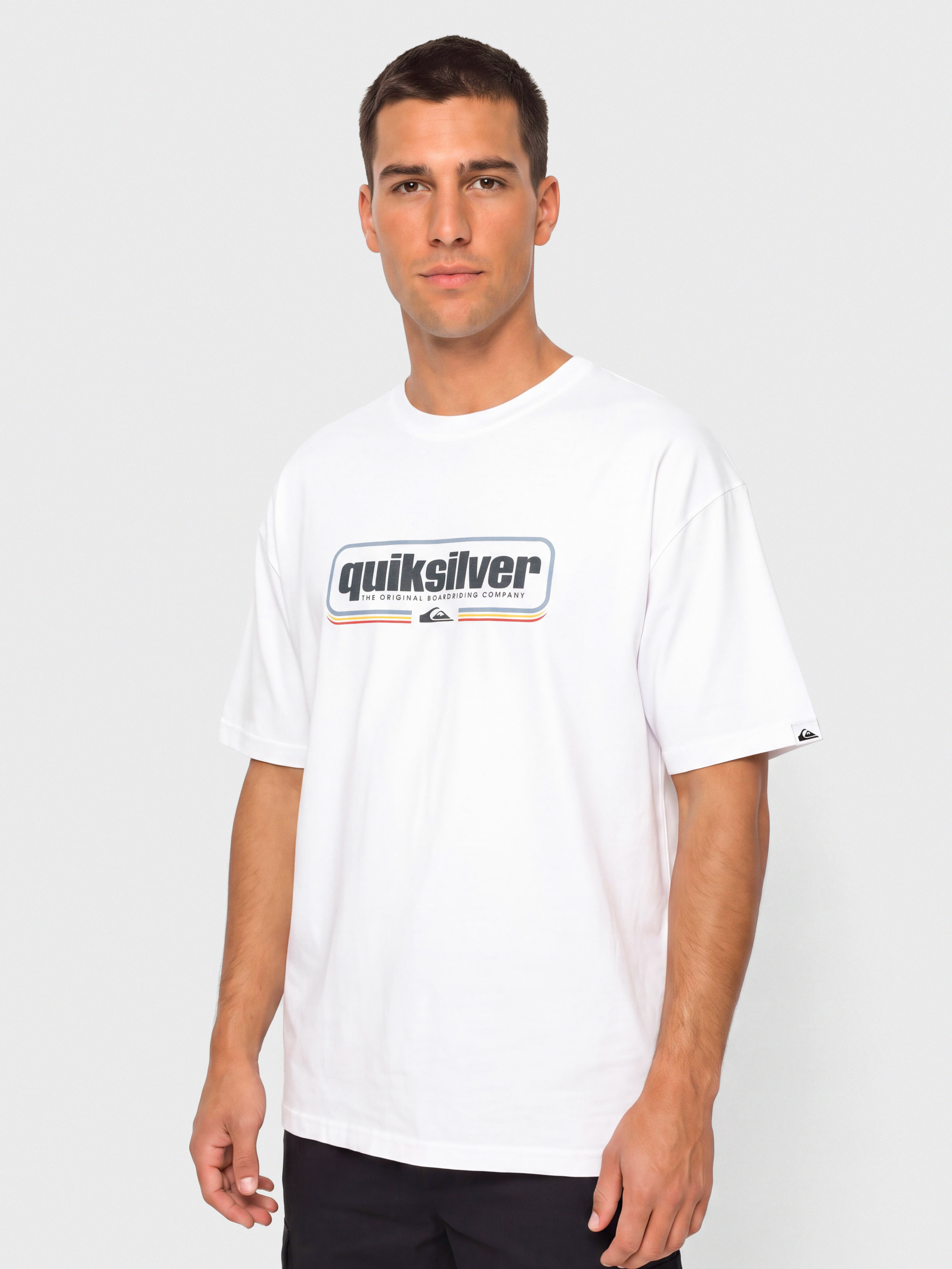 Tricou Quiksilver Box Shaped (white)