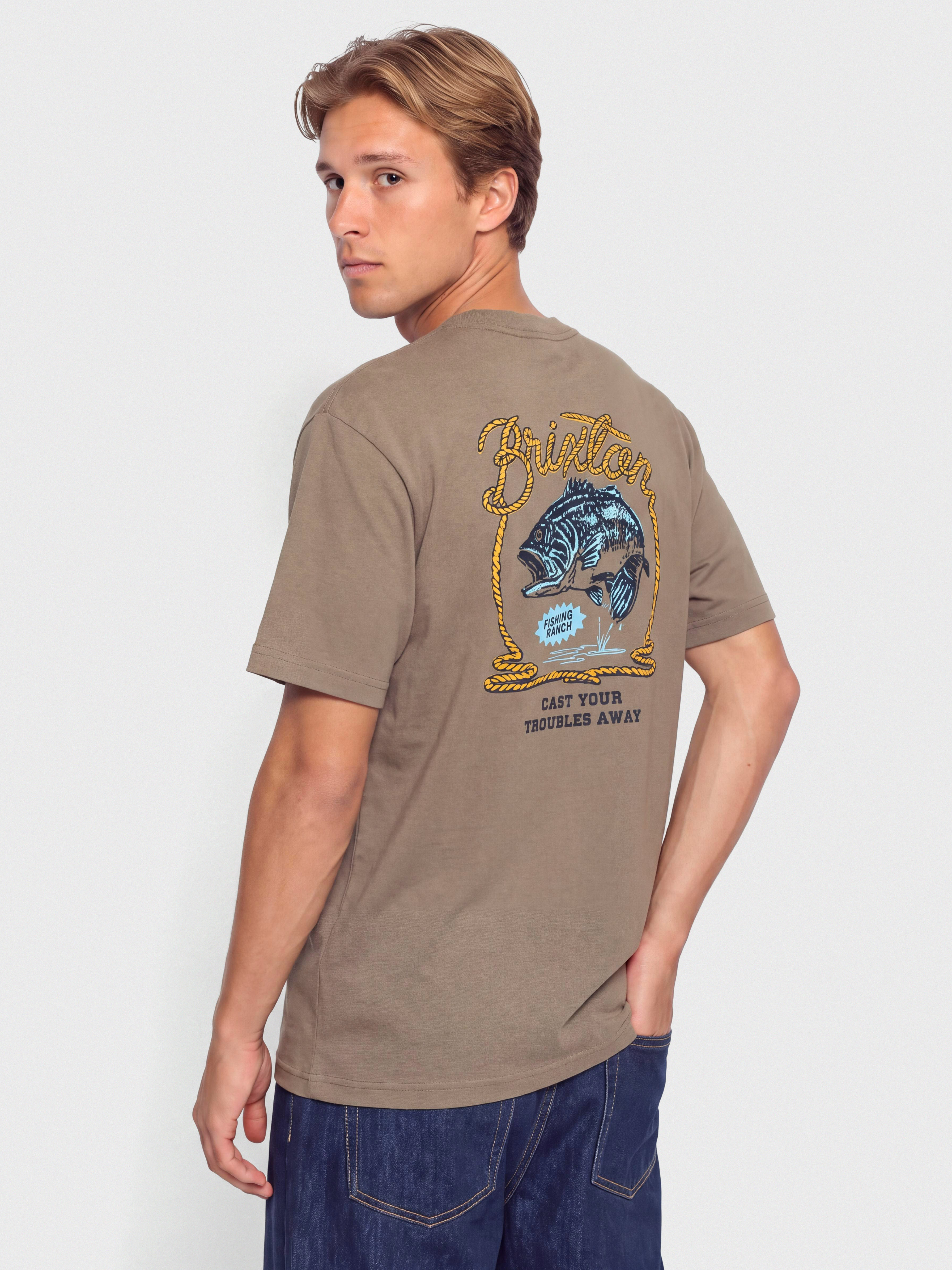 Tricou Brixton Cast Stnd (earth)