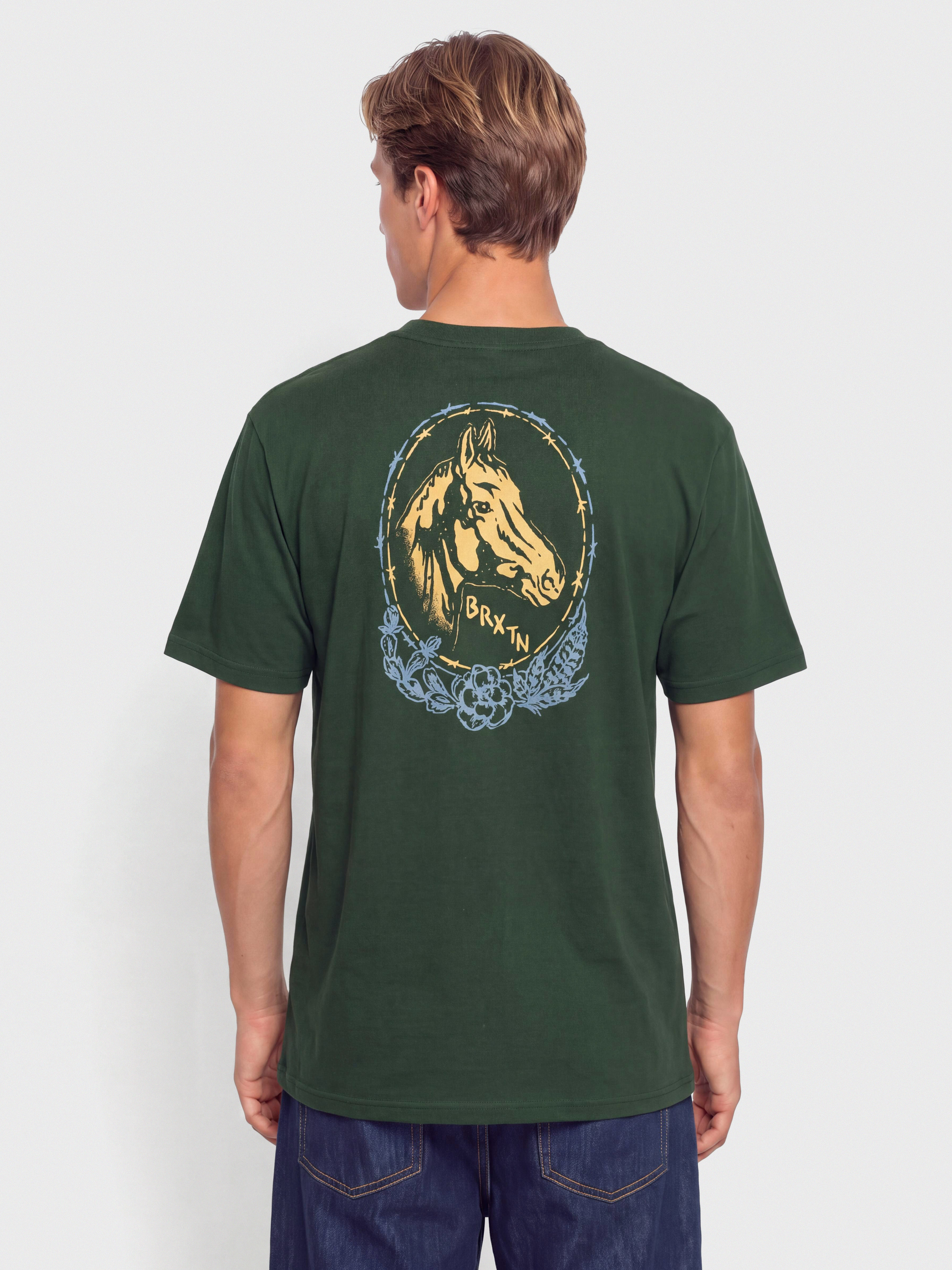 Tricou Brixton Marley Stnd (forest green)
