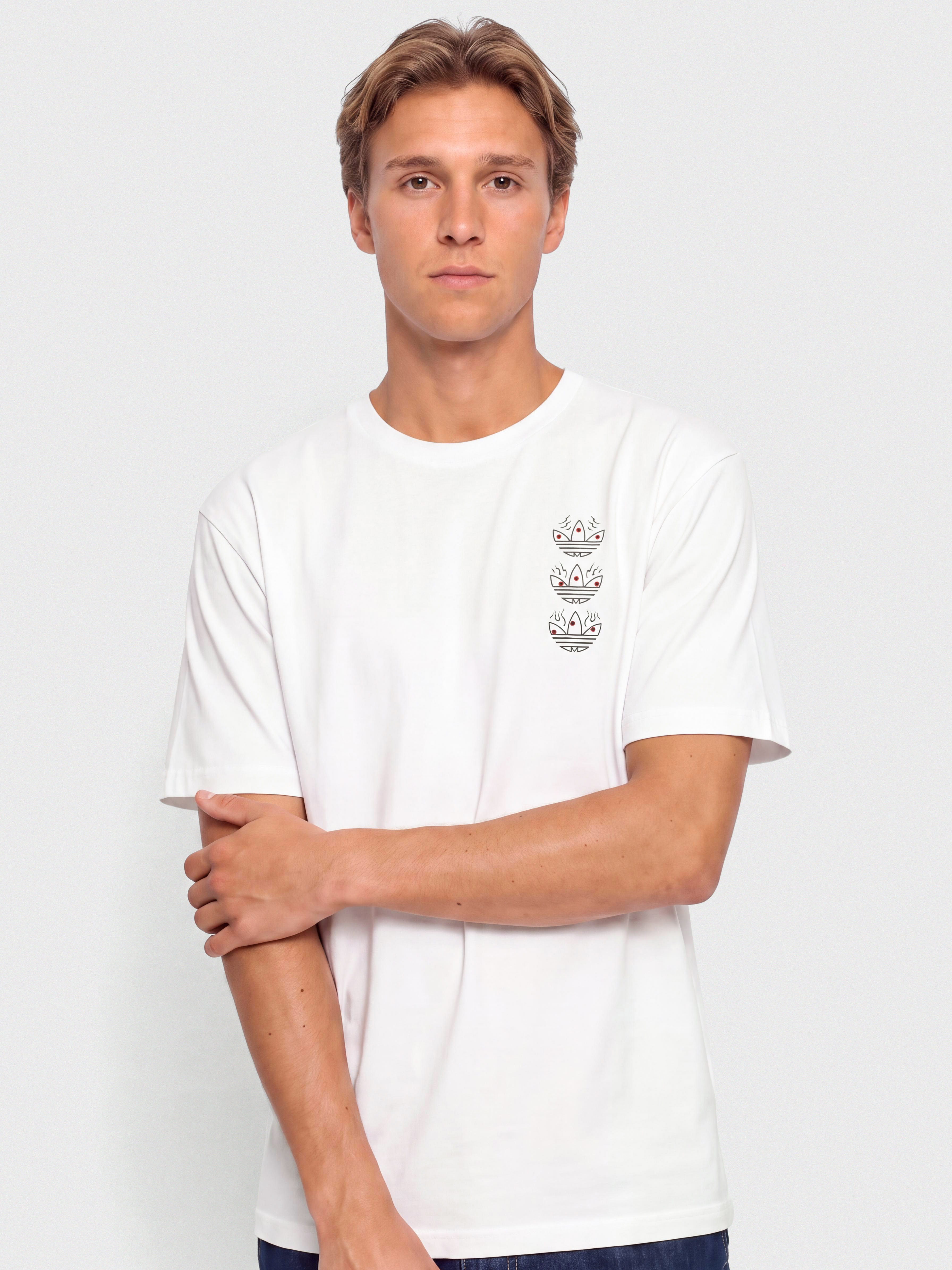 Tricou adidas Tos Curb (white/multco)