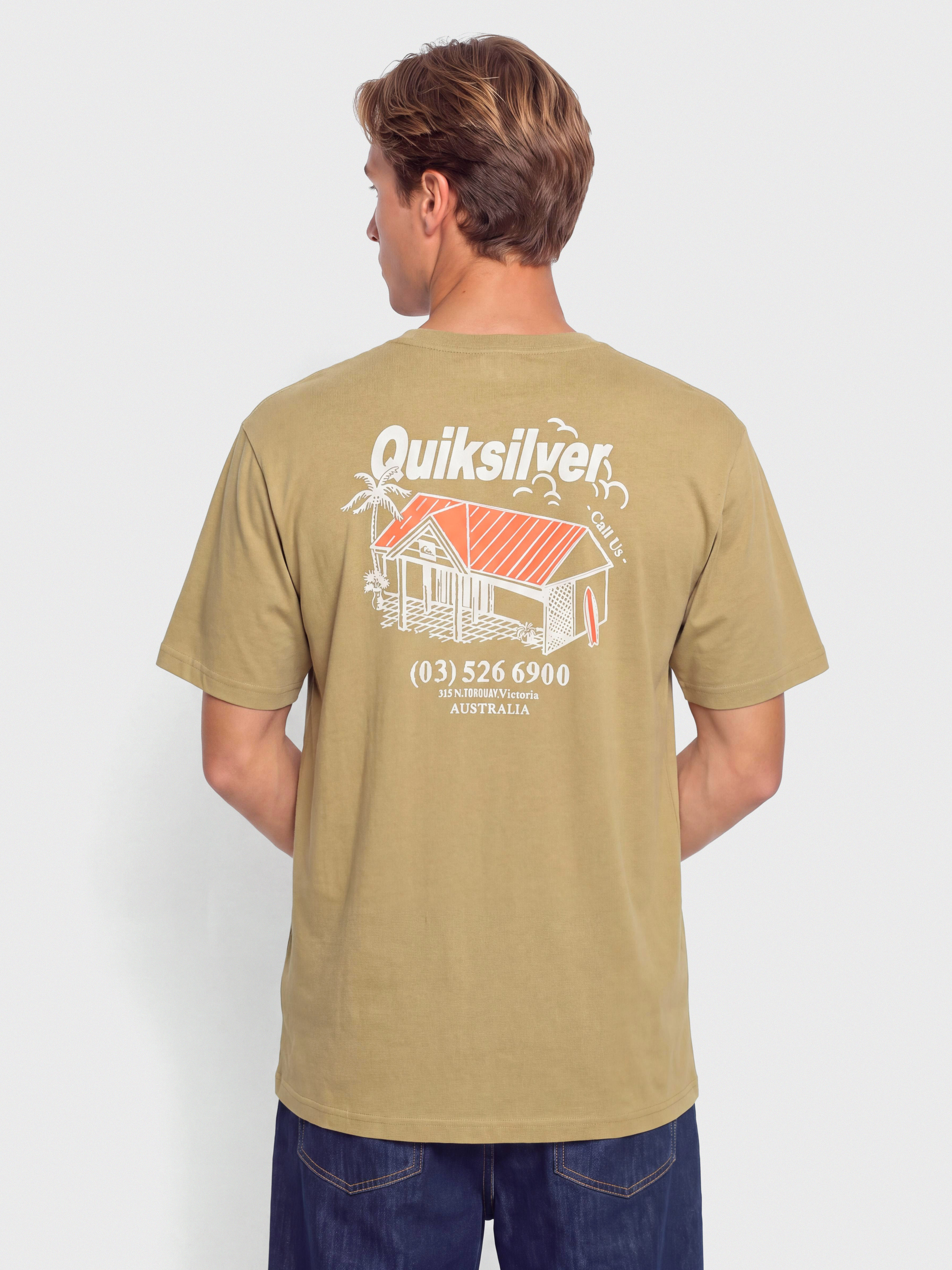 Tricou Quiksilver Deep House (kelp)