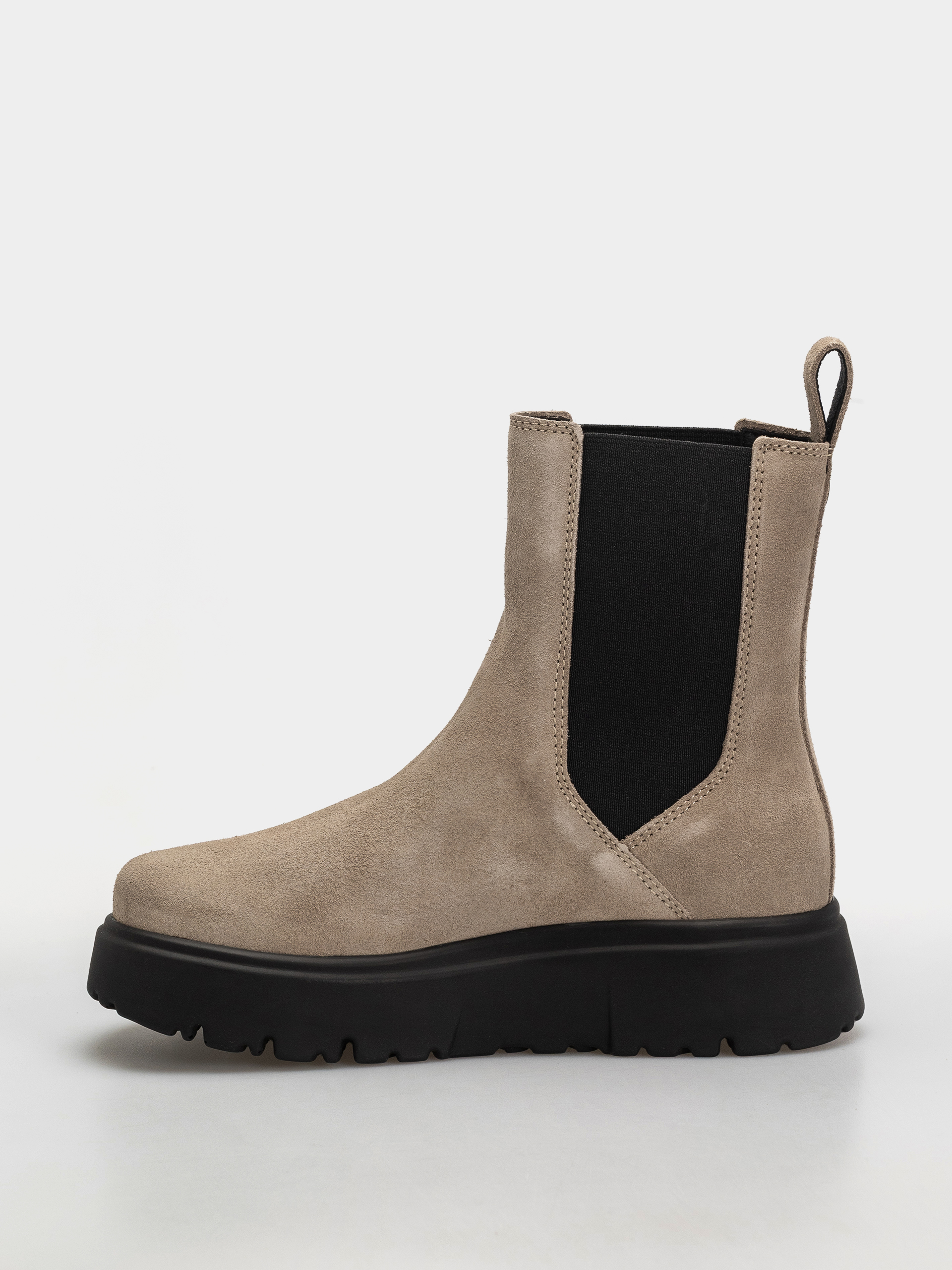 Pantofi Birkenstock Theda Chelsea Suede Leather Narrow Wmn (taupe)