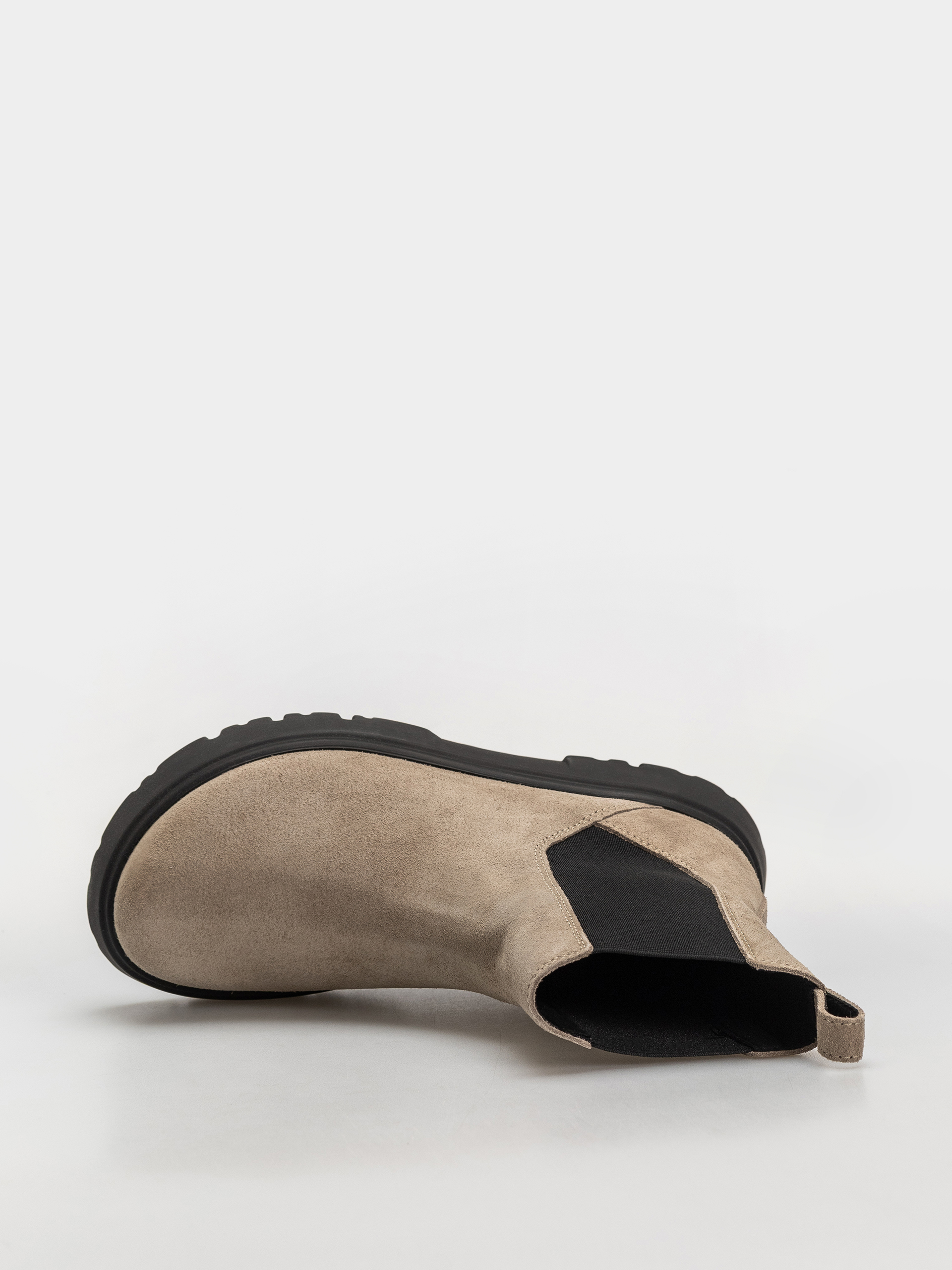 Pantofi Birkenstock Theda Chelsea Suede Leather Narrow Wmn (taupe)