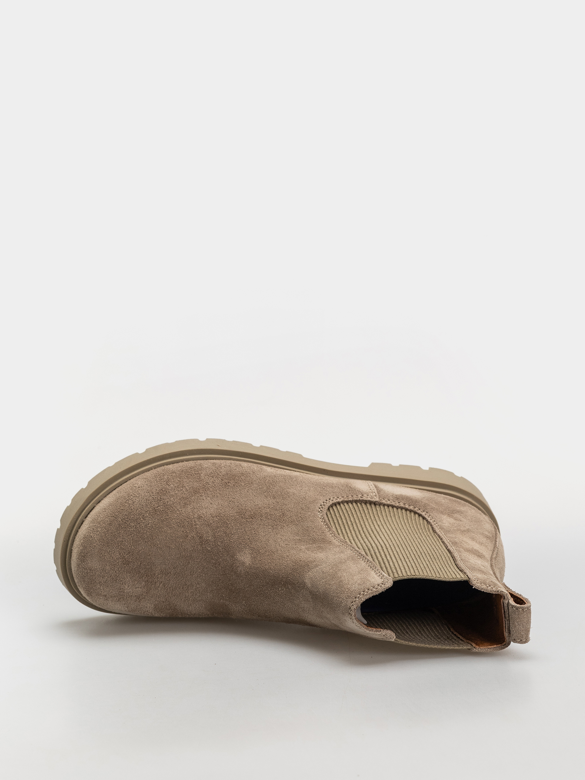 Pantofi Birkenstock Highwood Suede Leather Narrow (taupe)