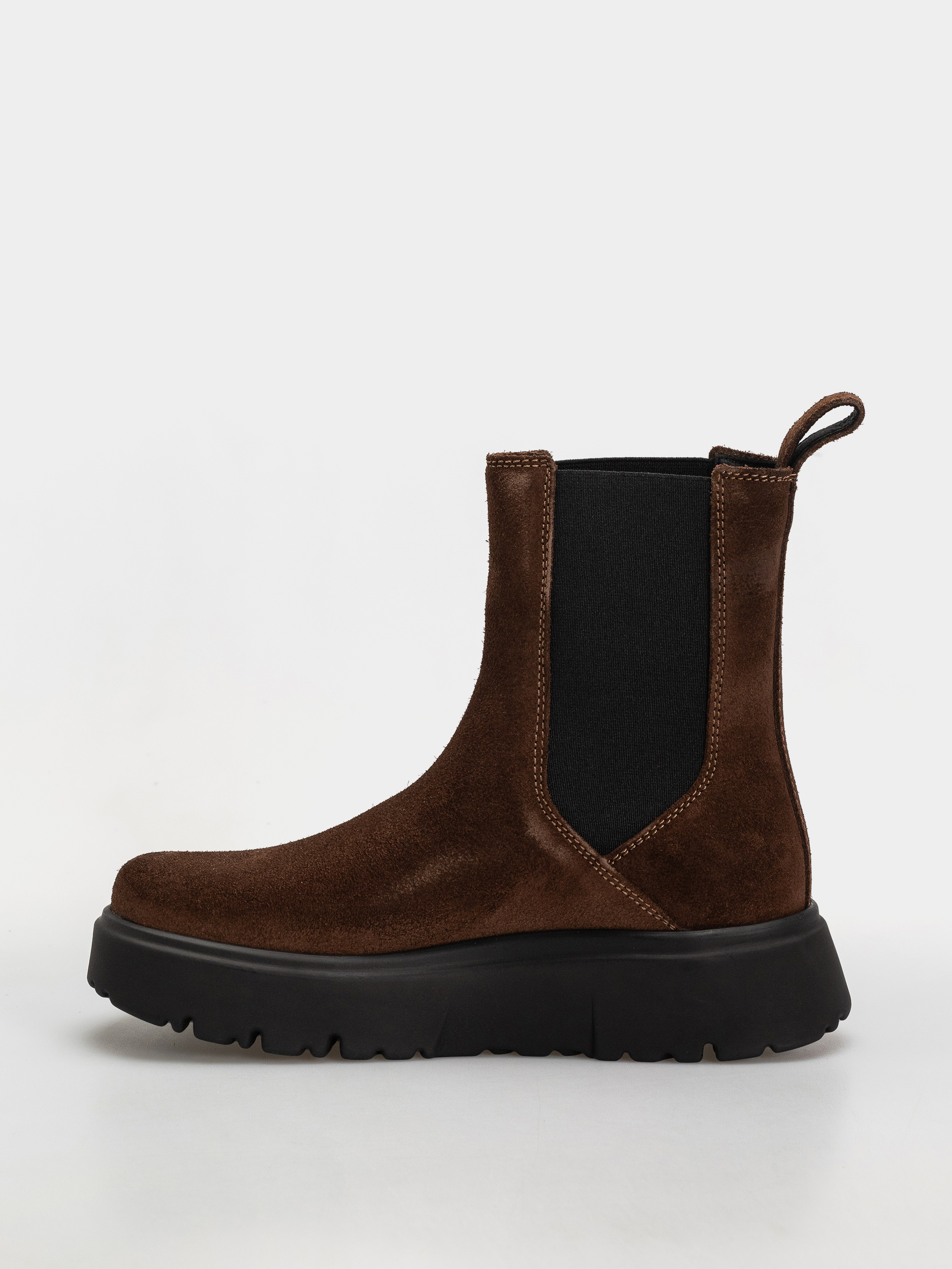 Pantofi Birkenstock Theda Chelsea Suede Leather Narrow Wmn (carafe)