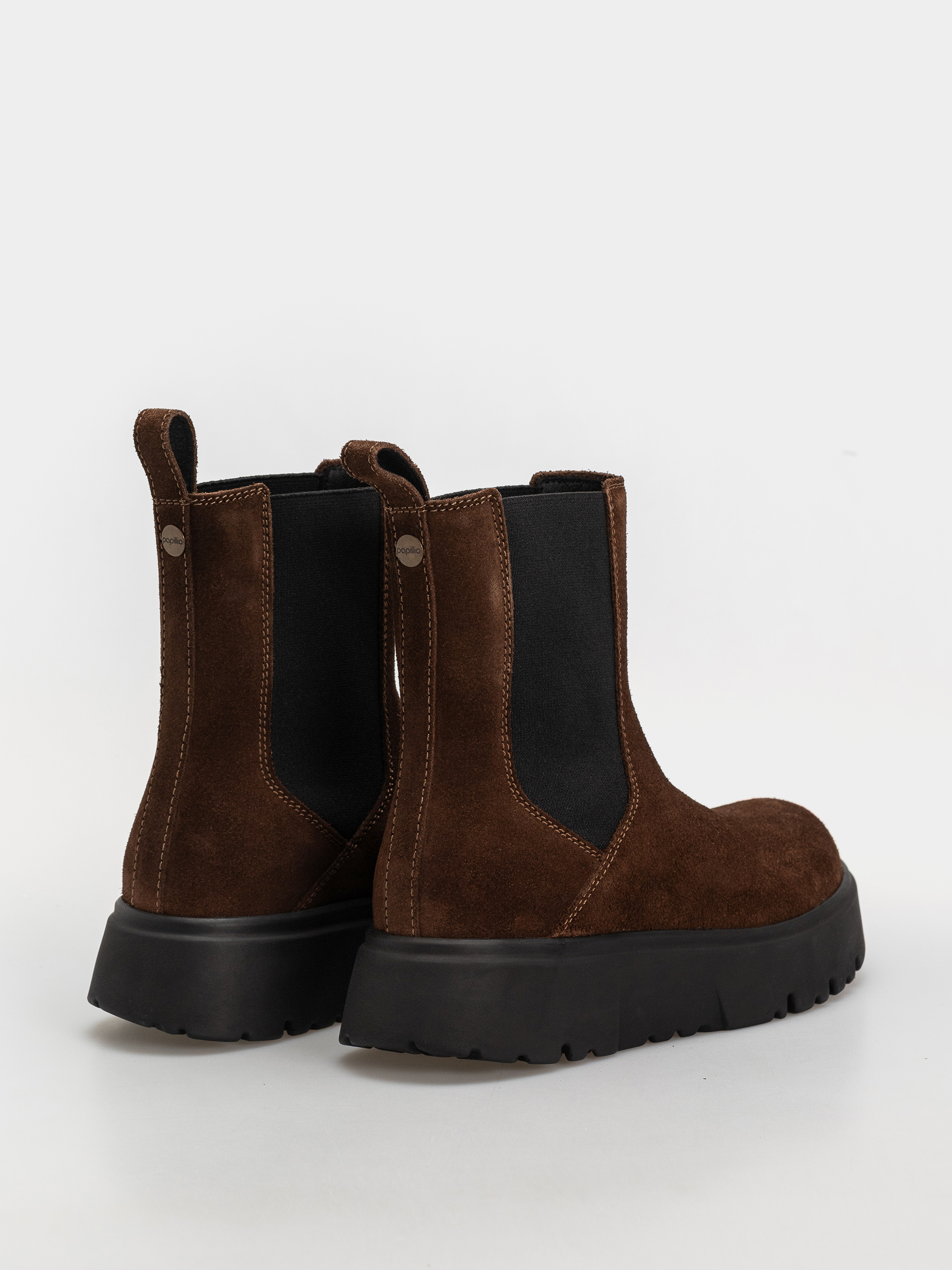Pantofi Birkenstock Theda Chelsea Suede Leather Narrow Wmn (carafe)