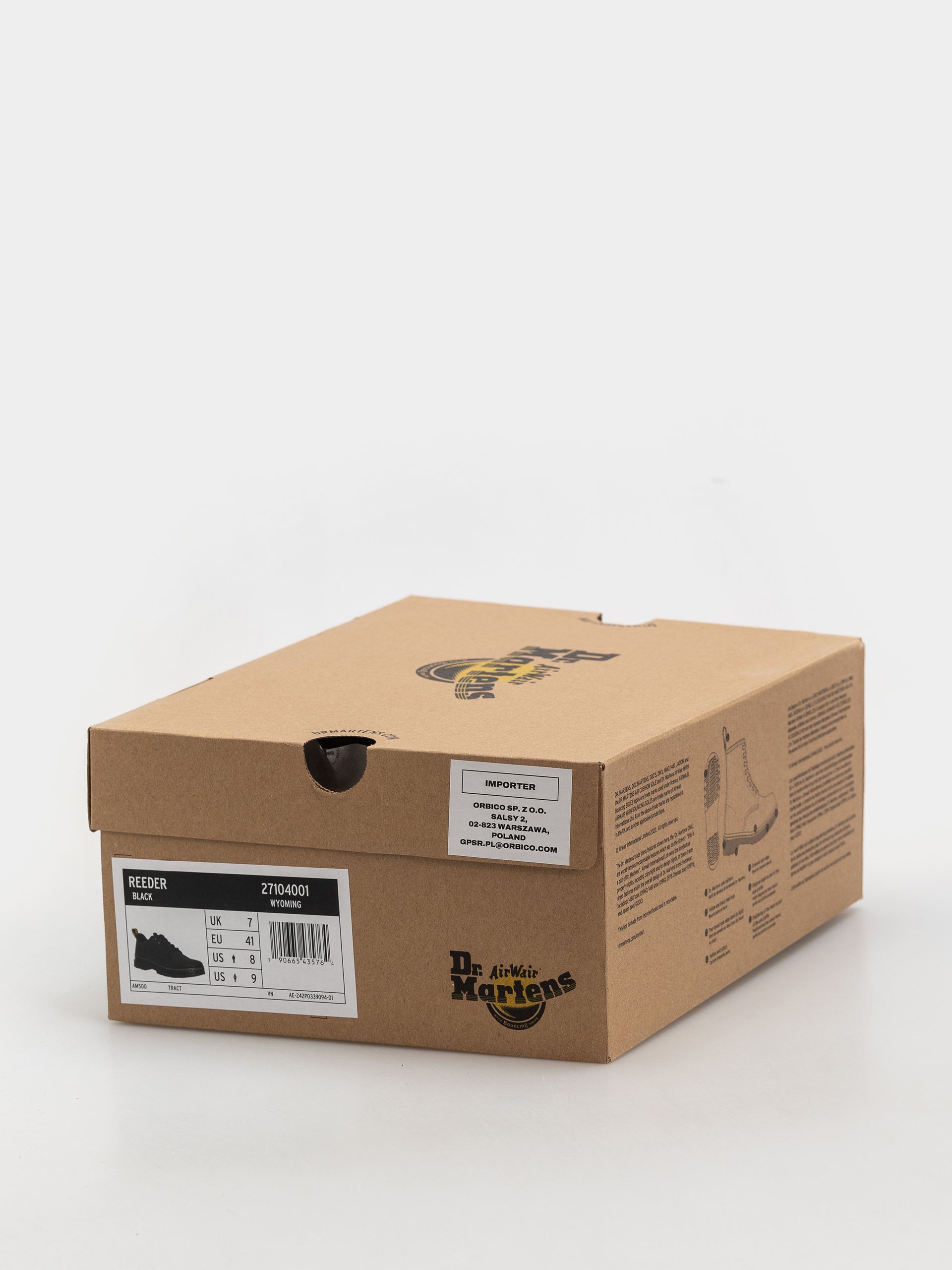 Pantofi Dr. Martens Reeder Leather (black)