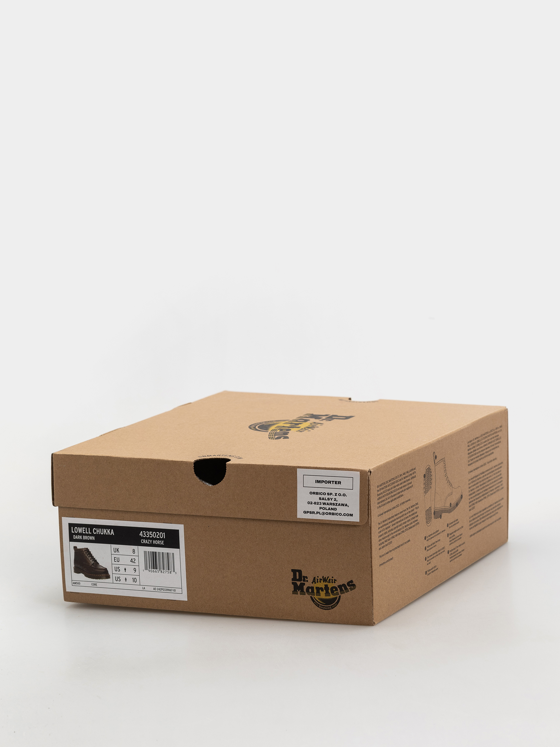 Pantofi Dr. Martens Lowell Chukka (dark brown)