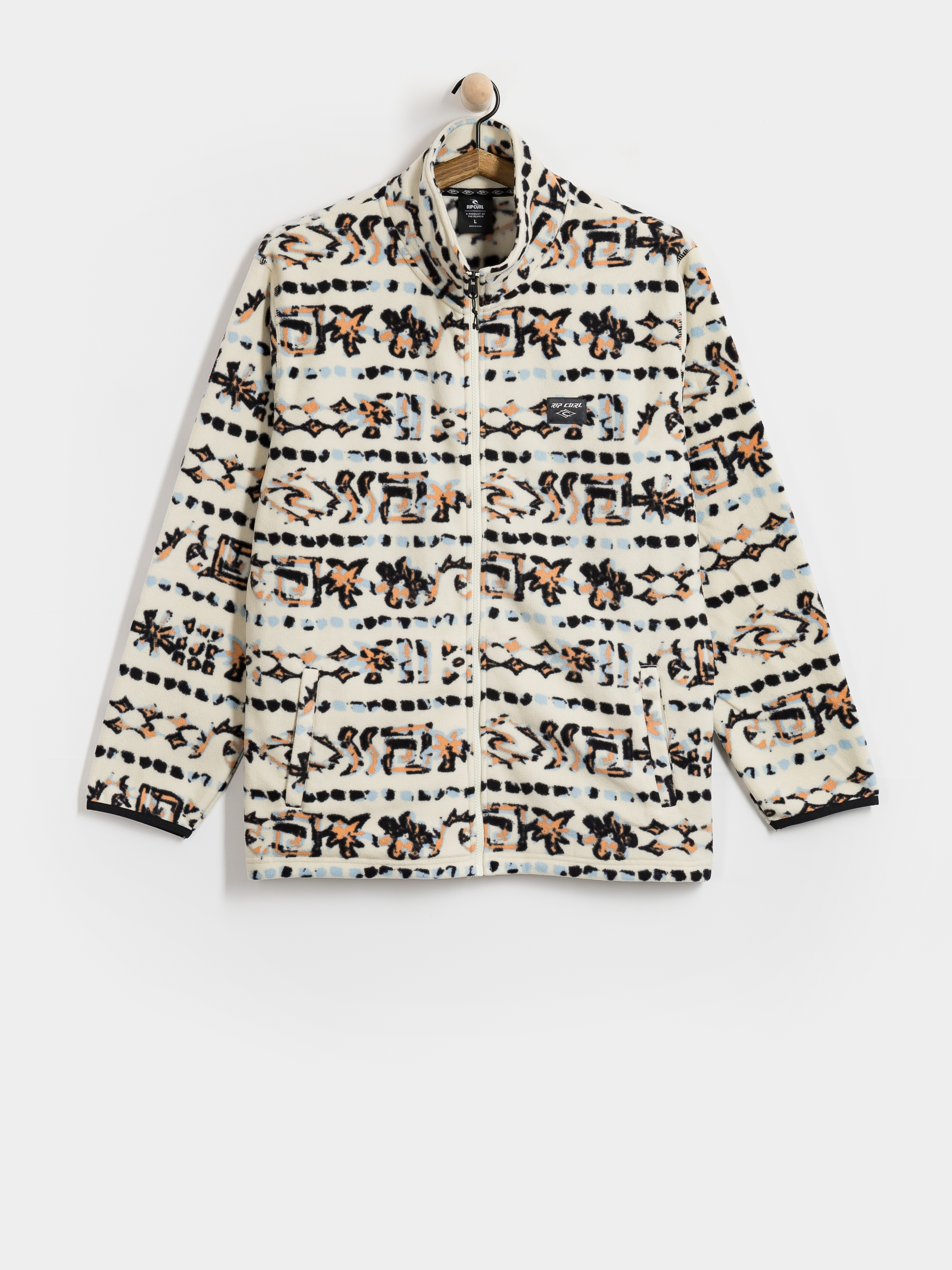 Hanorac din fleece Rip Curl Sessions (vintage white)