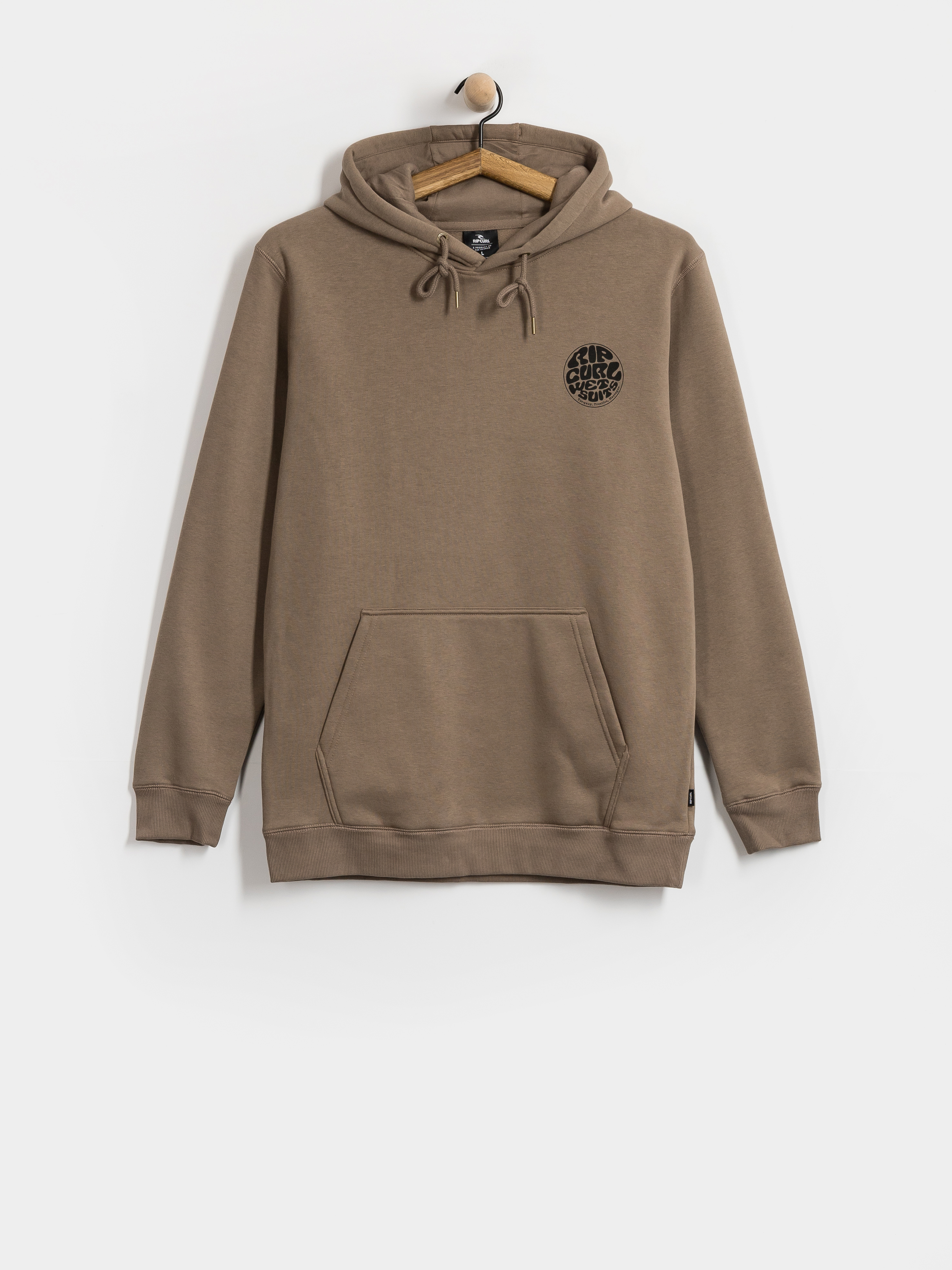 Hanorac cu glugă Rip Curl Wetsuit Icon HD (walnut)