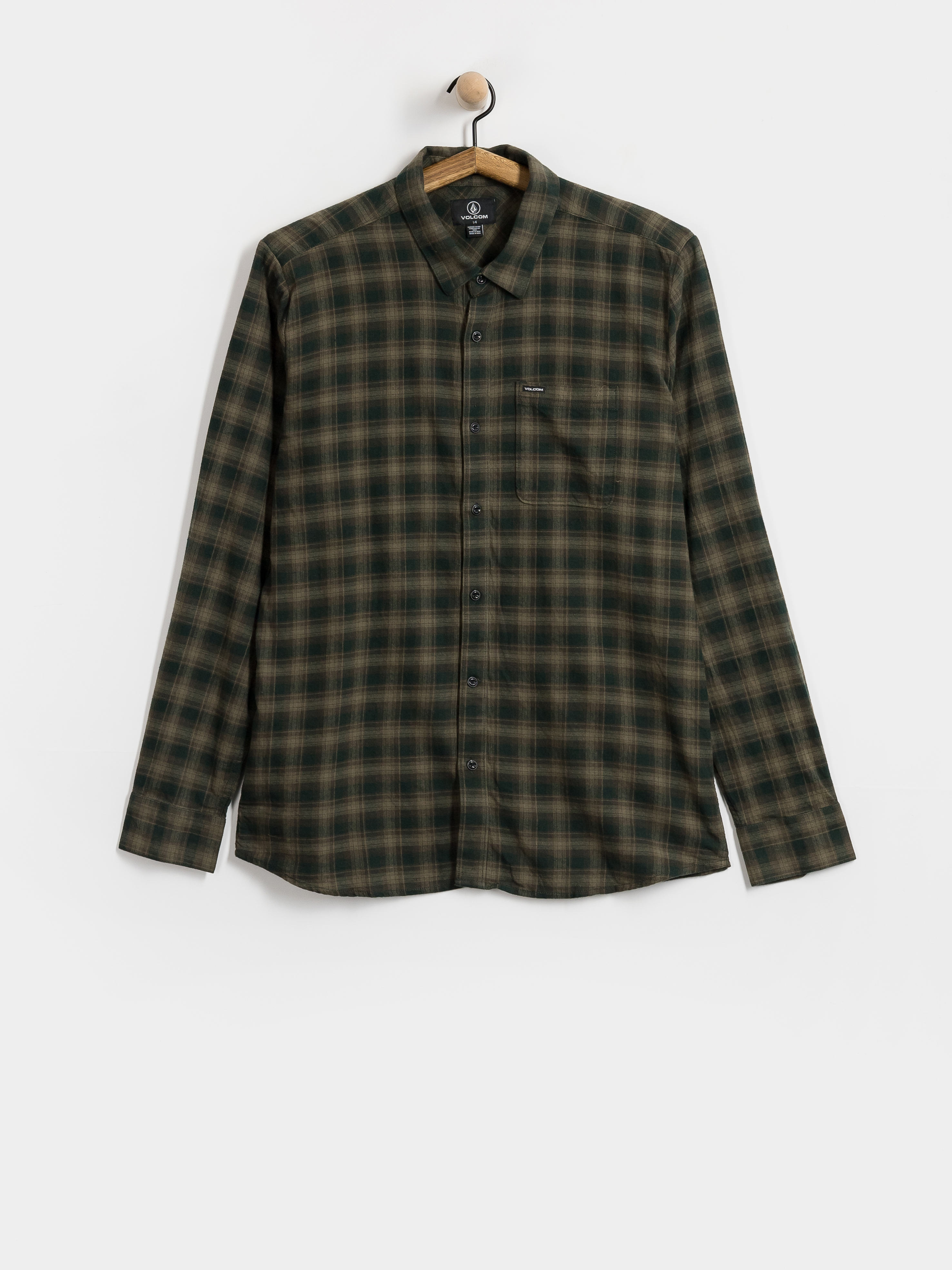 Cămașă Volcom Caden Plaid Ls (wintermoss)