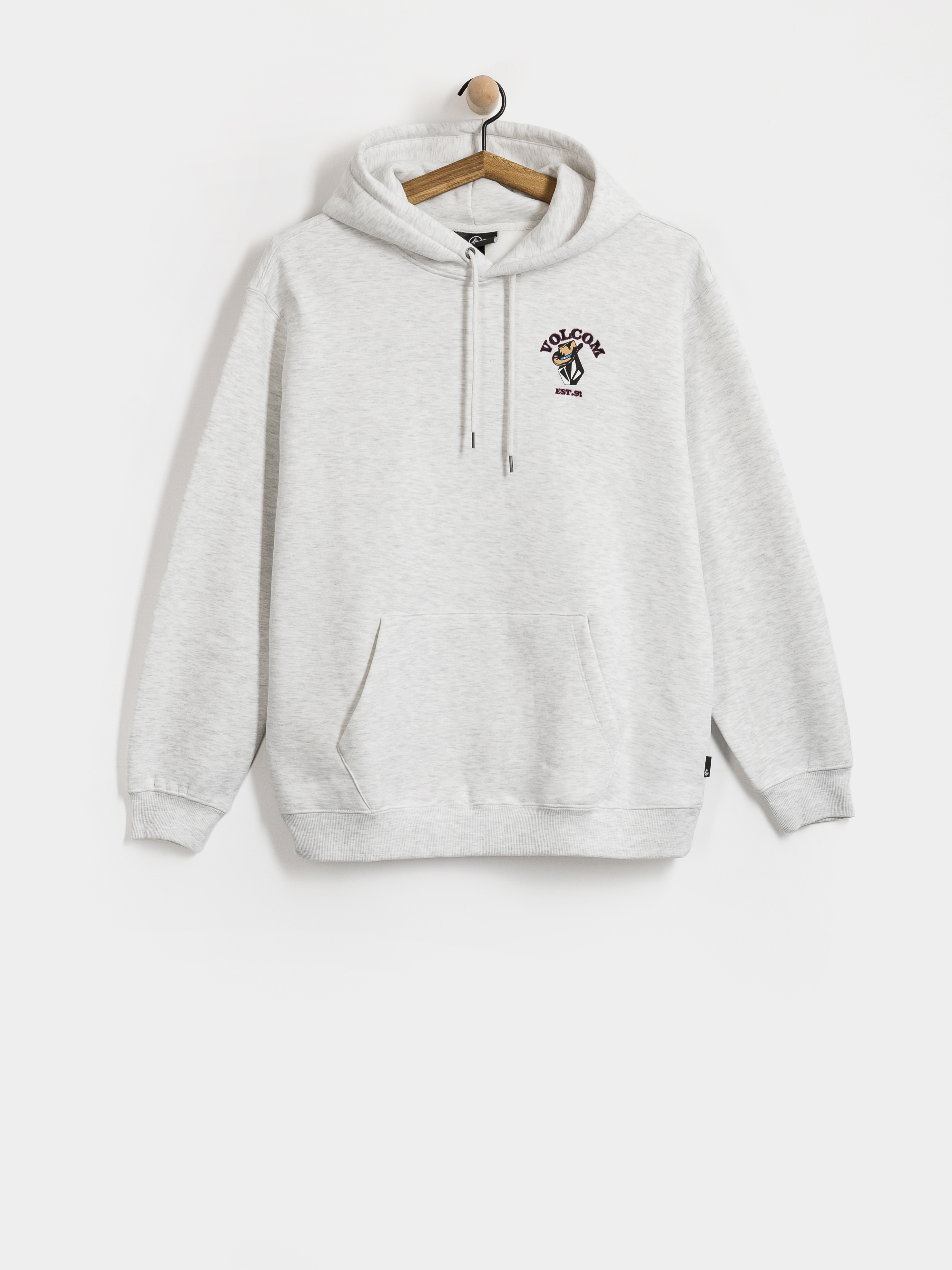 Hanorac cu glugă Volcom Noder HD (bone heather)
