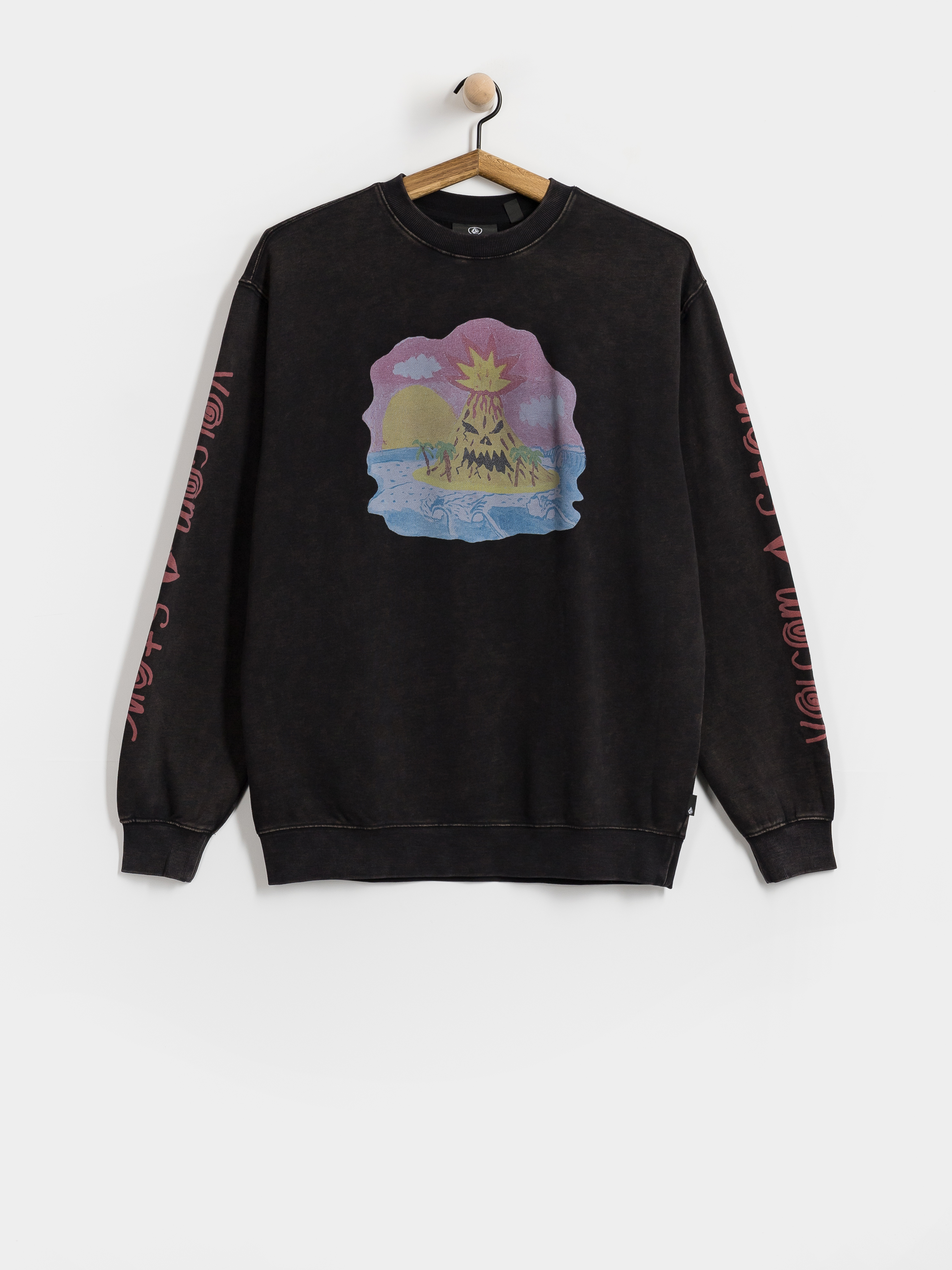 Hanorac Volcom Fa Ozzy Crew (light acid black)
