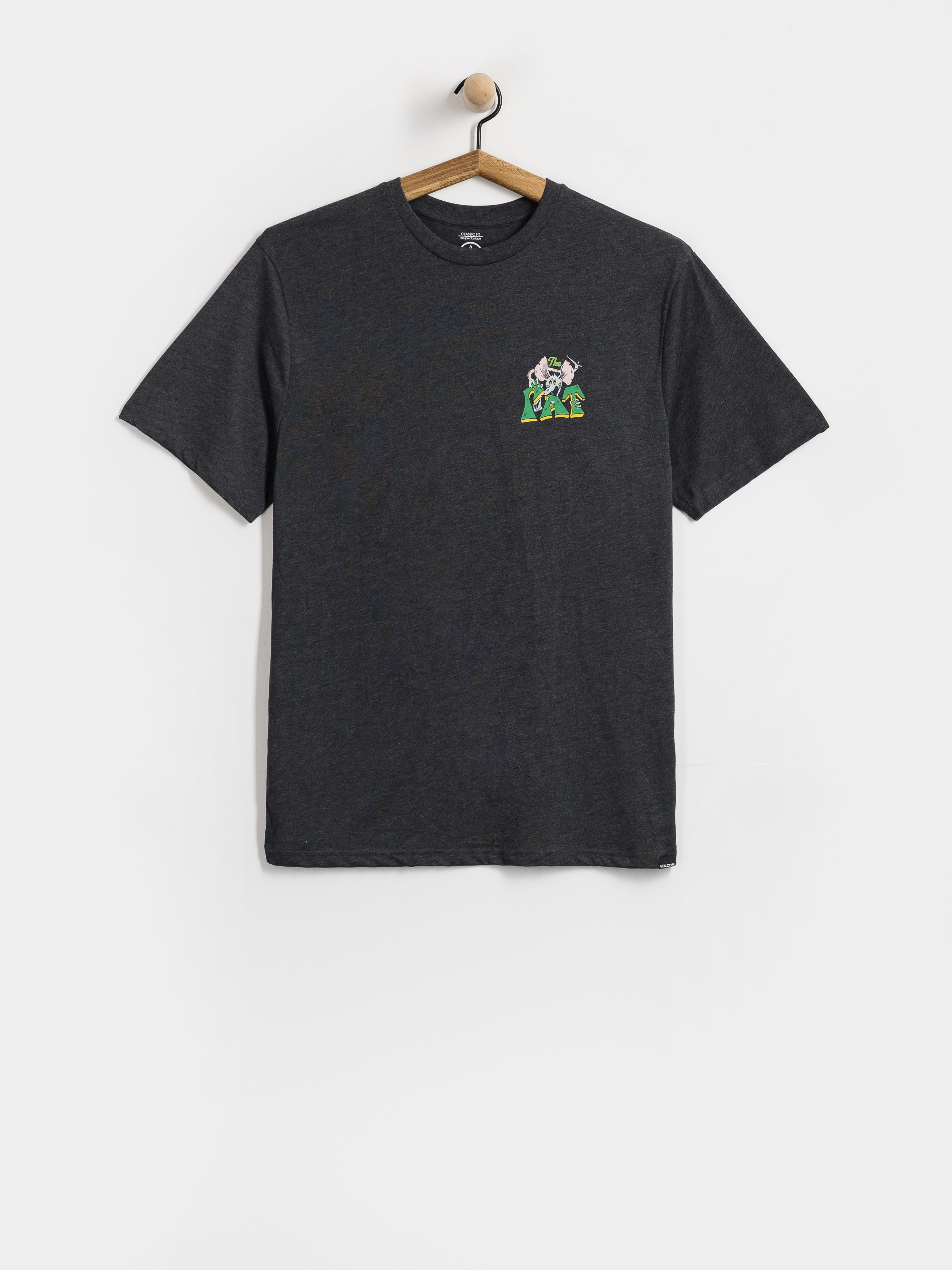 Tricou Volcom Tipsy Rat Hth (heather black)