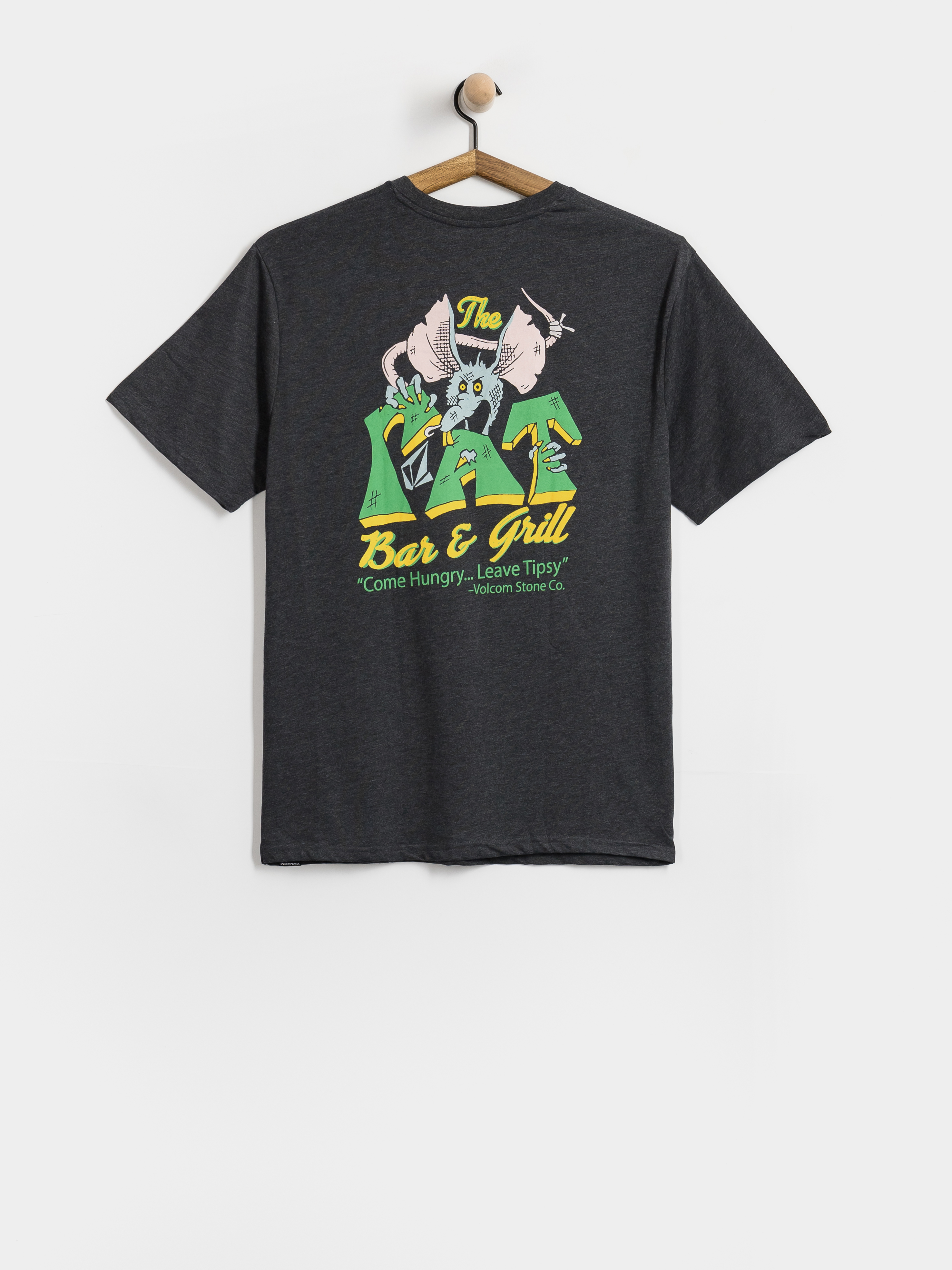 Tricou Volcom Tipsy Rat Hth (heather black)