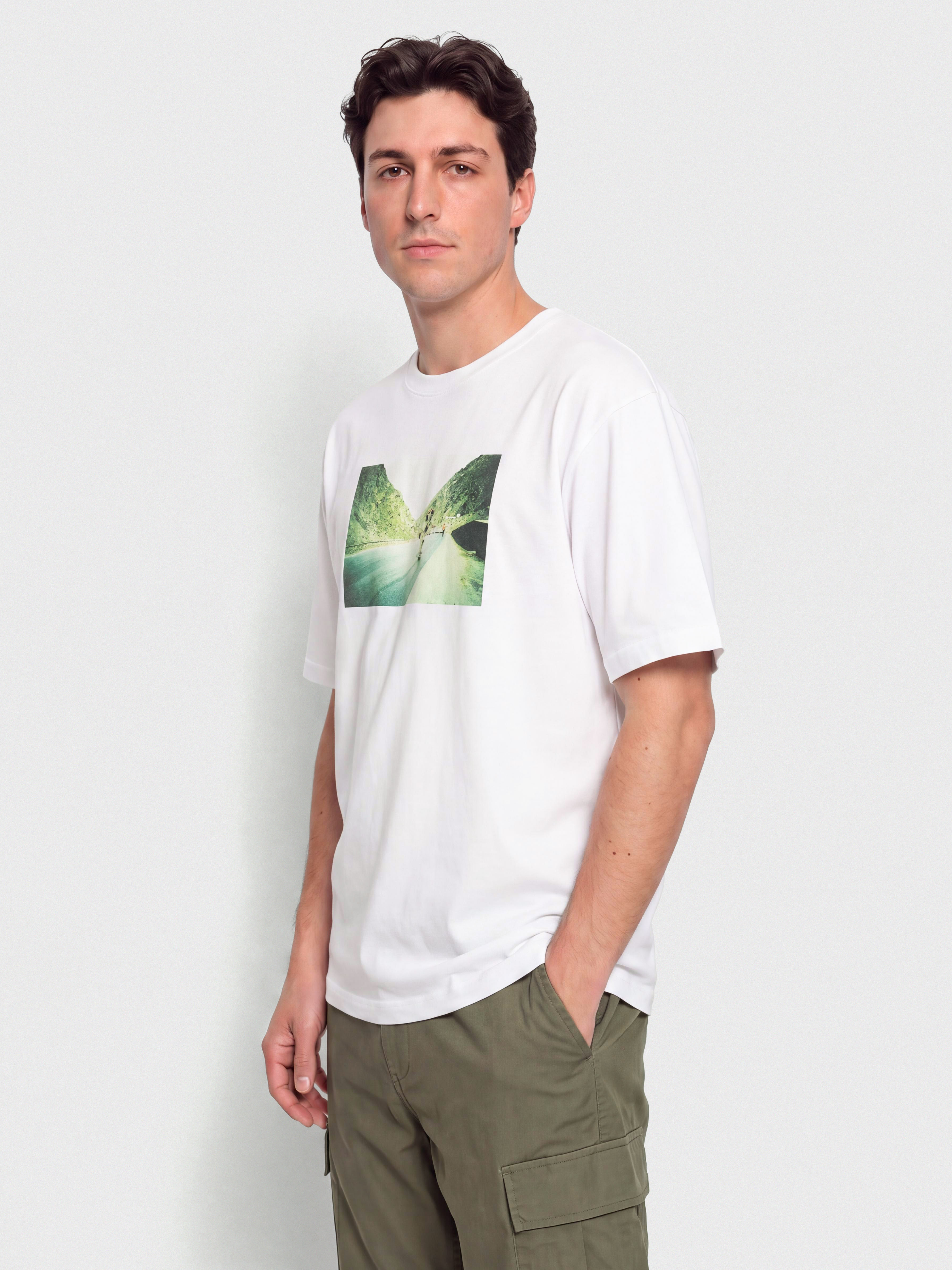 Tricou OBEY Skateistan Photo (white)