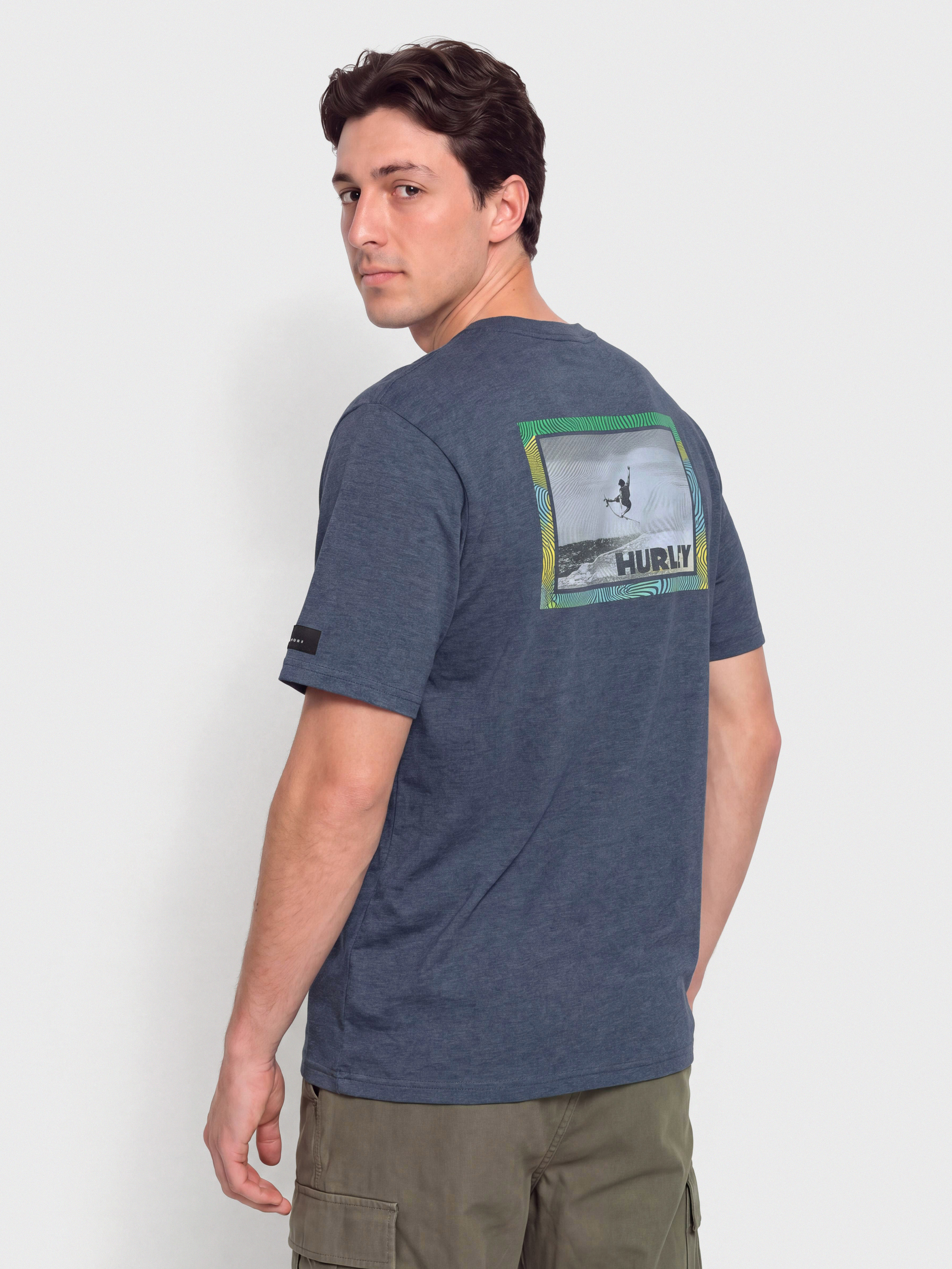 Tricou Hurley Aerial (slate heather)