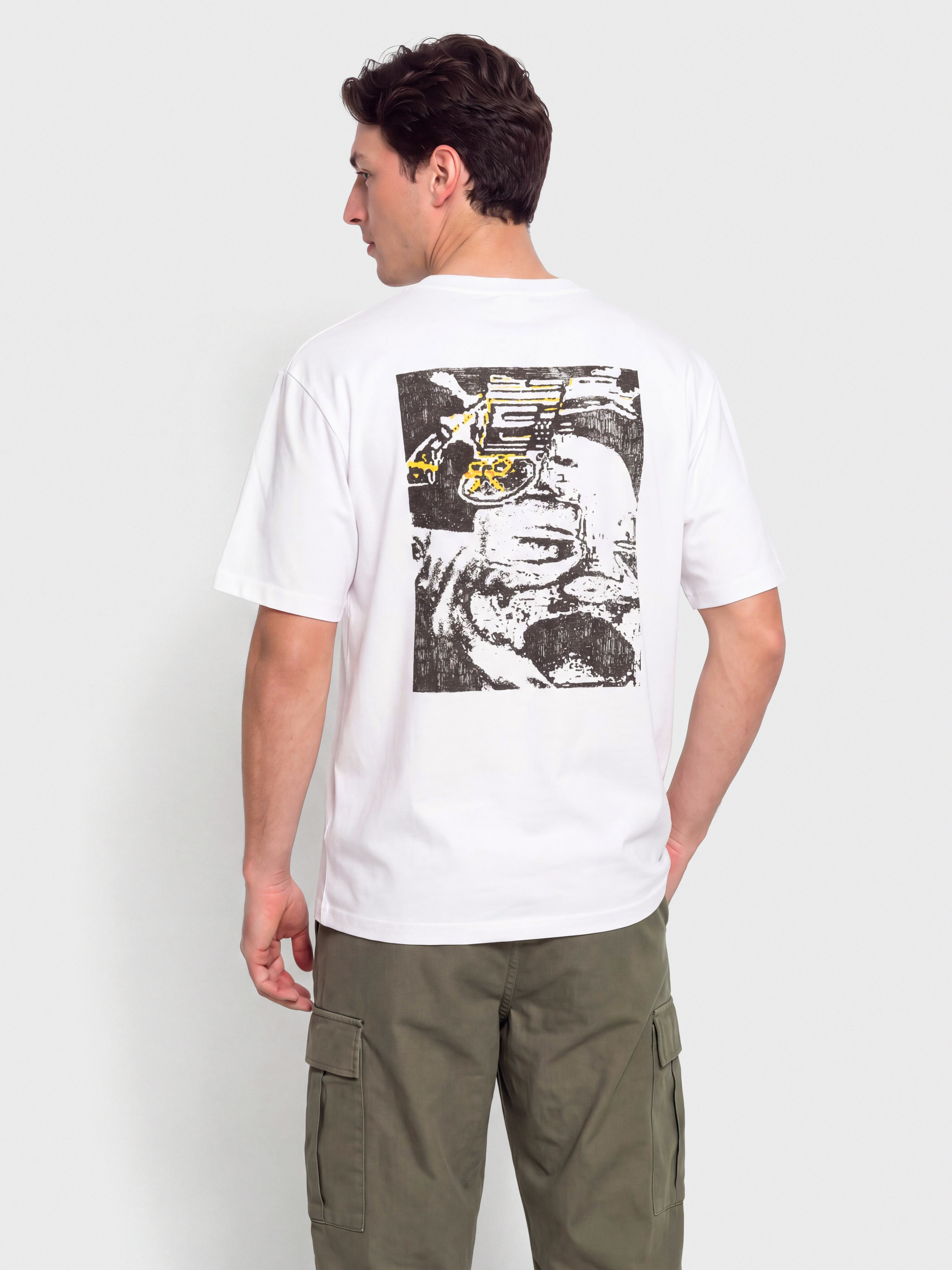 Tricou Polar Skate Conflict Scenario (white)