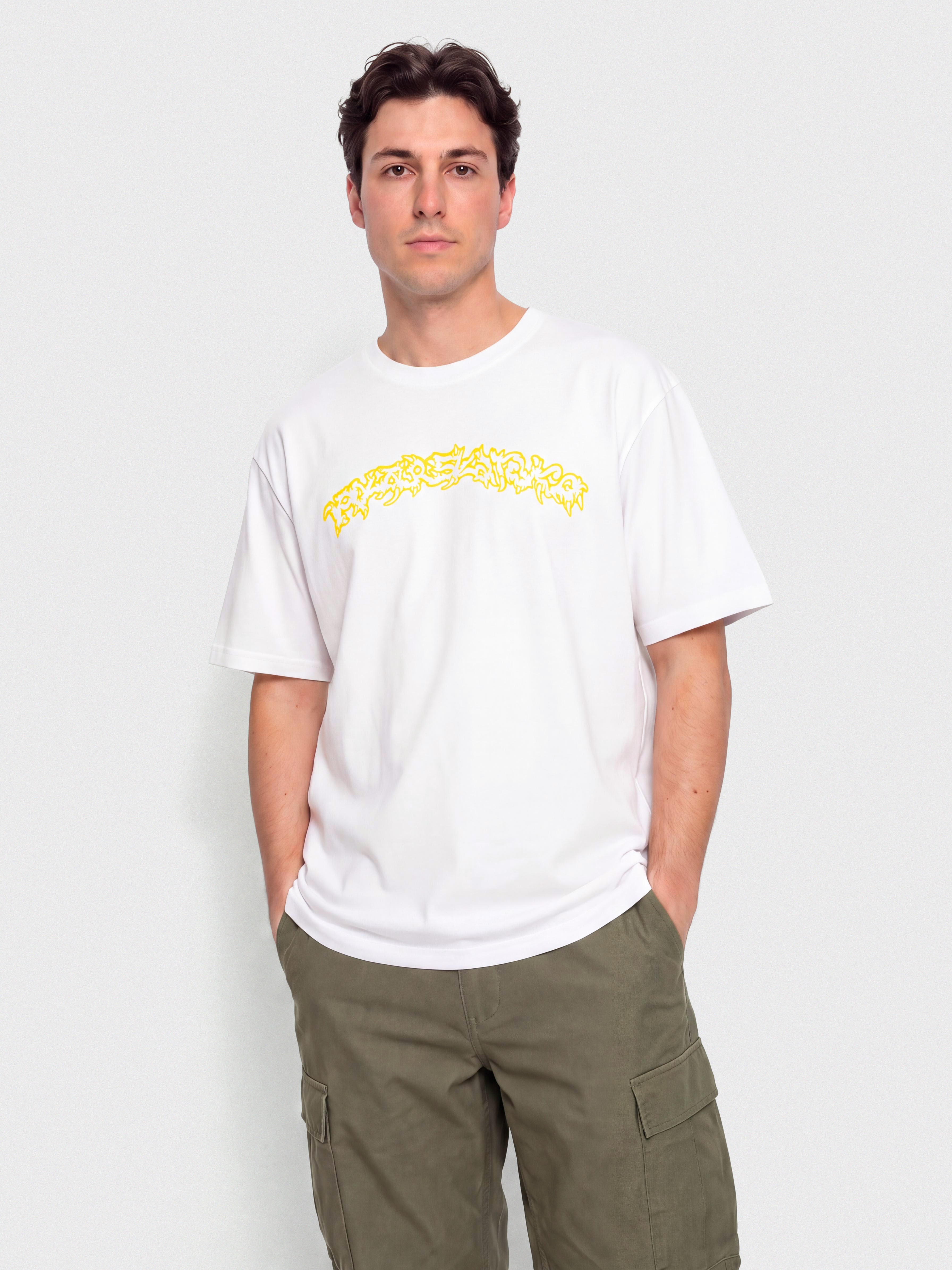 Tricou Polar Skate Conflict Scenario (white)
