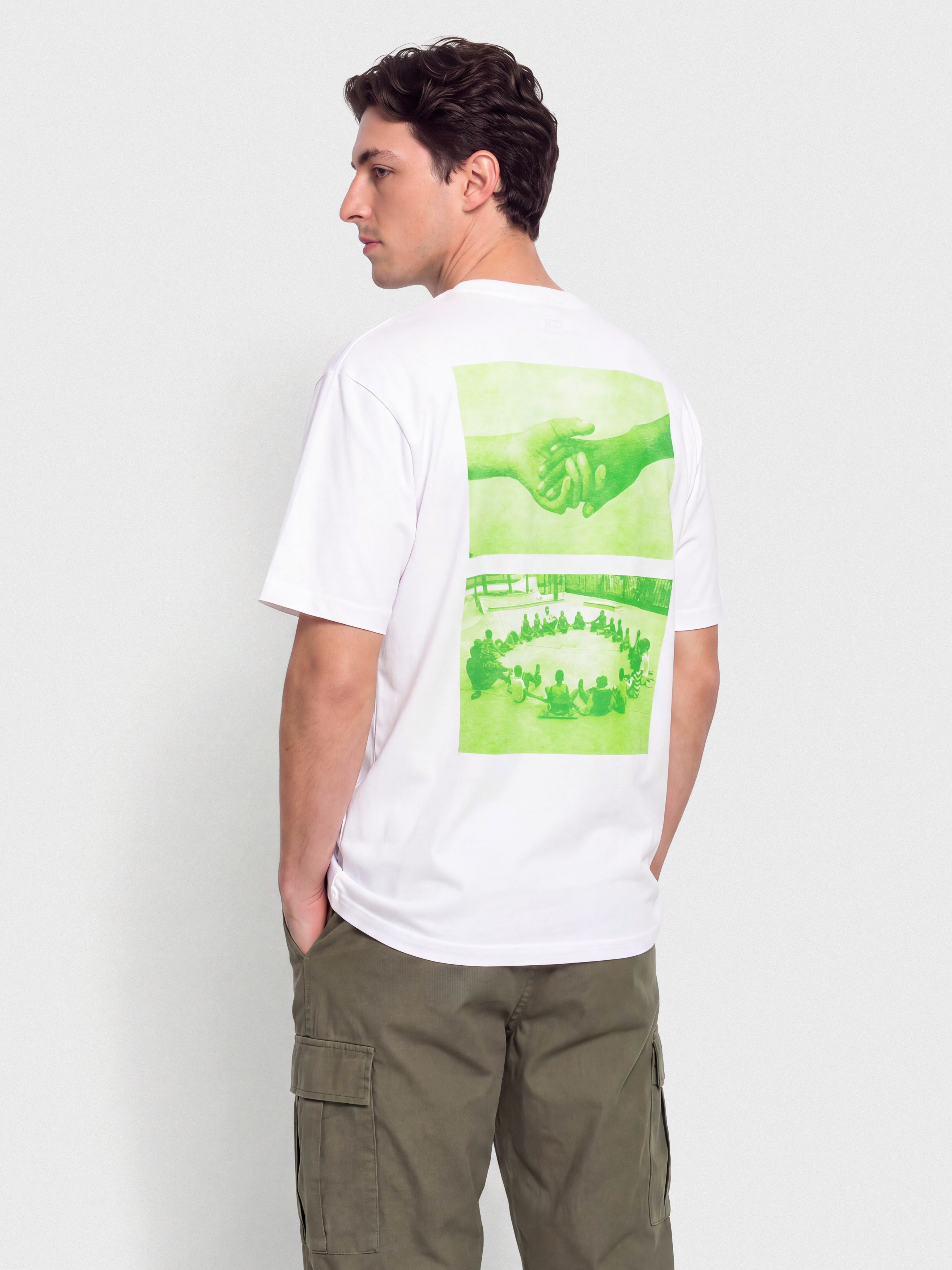 Tricou OBEY Skateistan Child Photo (white)
