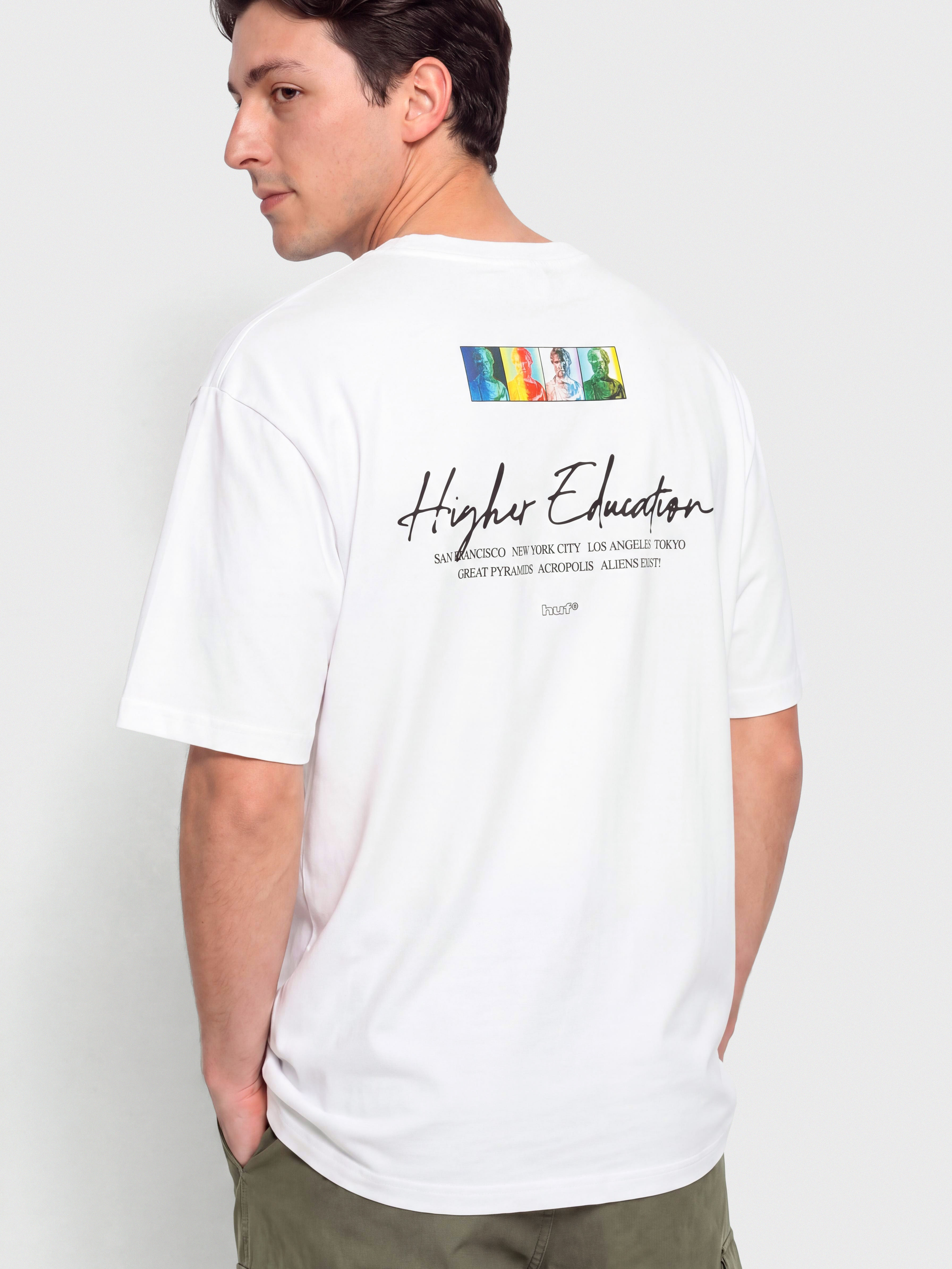 Tricou HUF Higher Education (white)